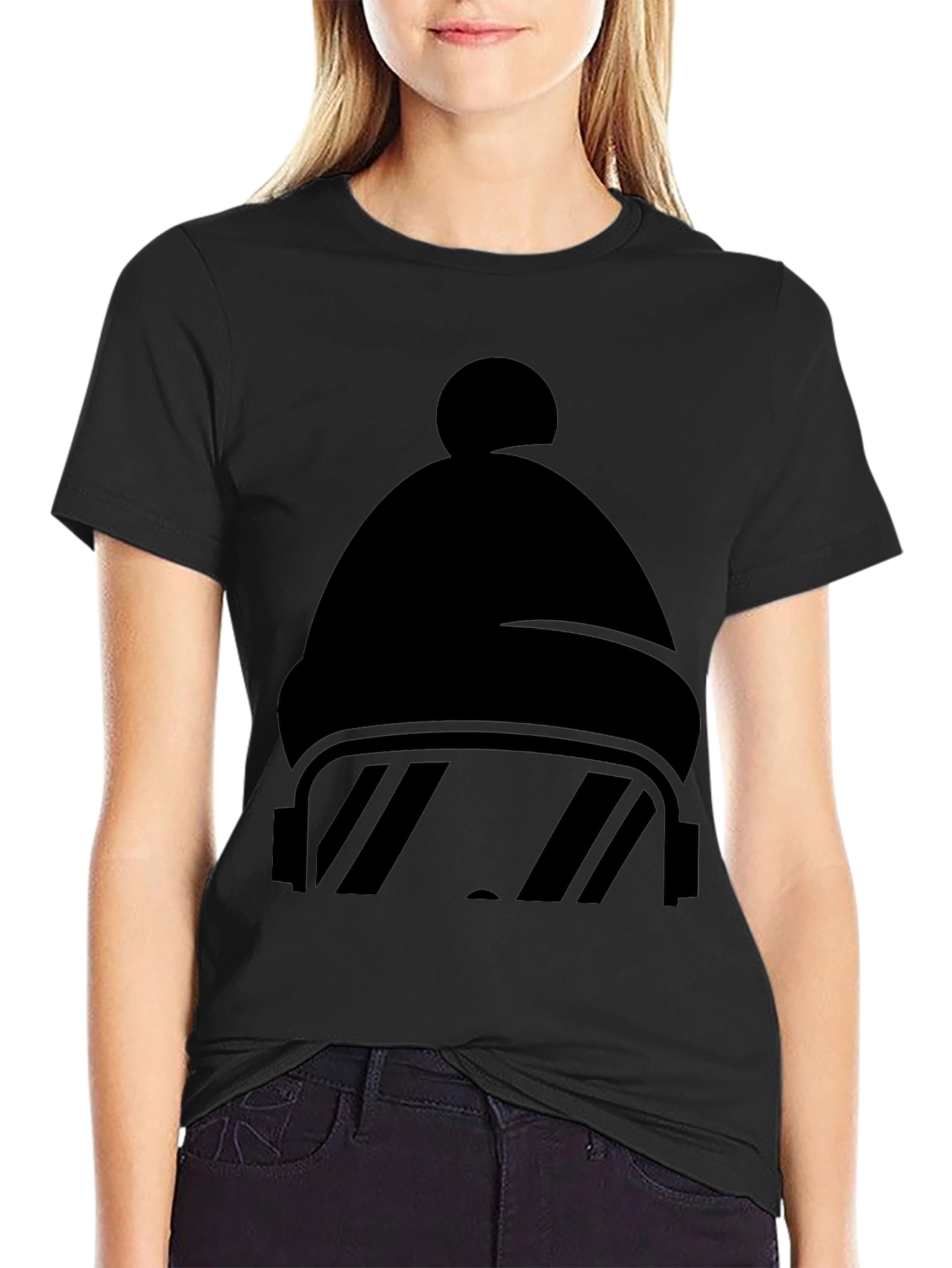 Black Ski Mask Graphic Tee