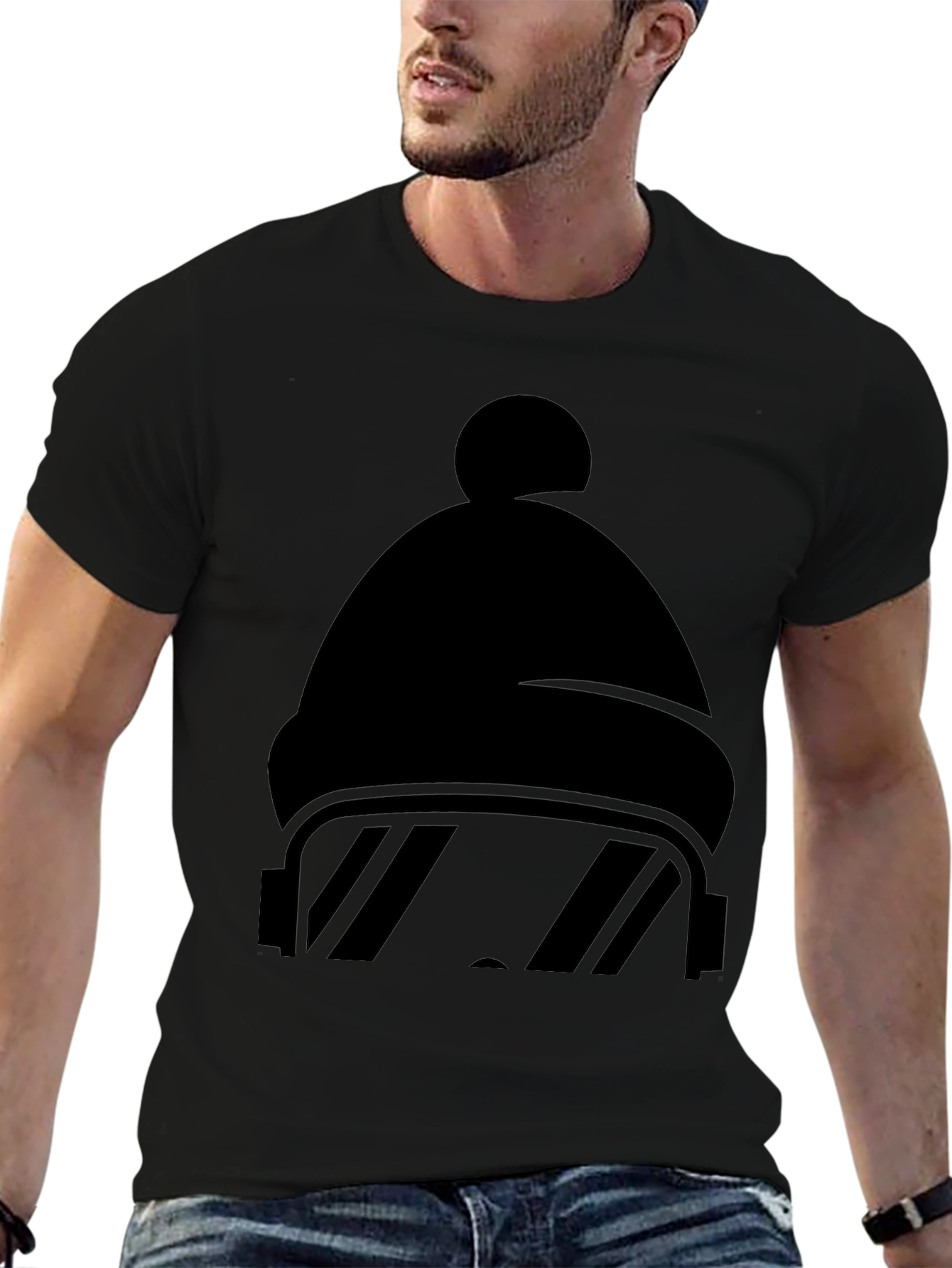 Black Ski Mask Graphic Tee