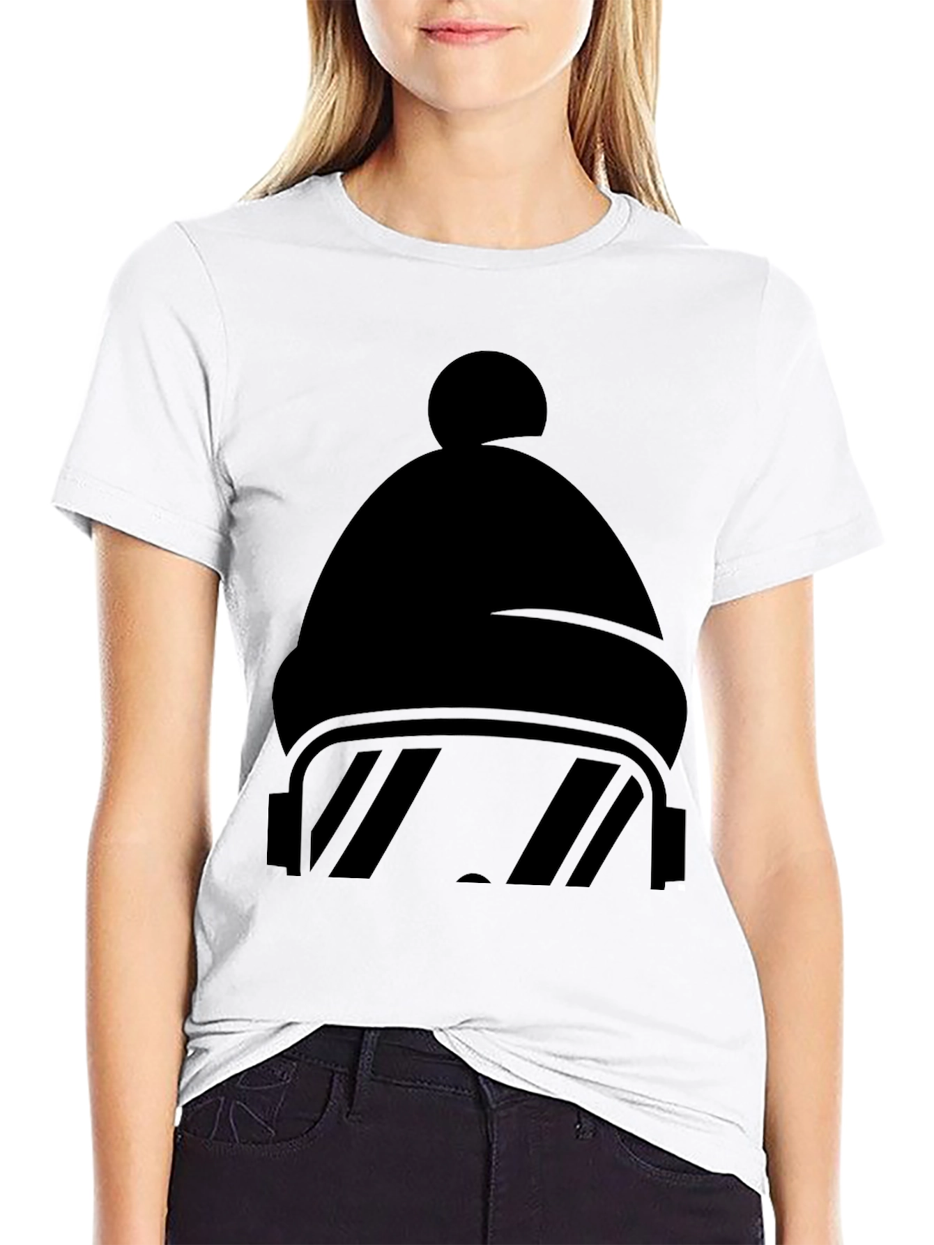 Black Ski Mask Graphic Tee
