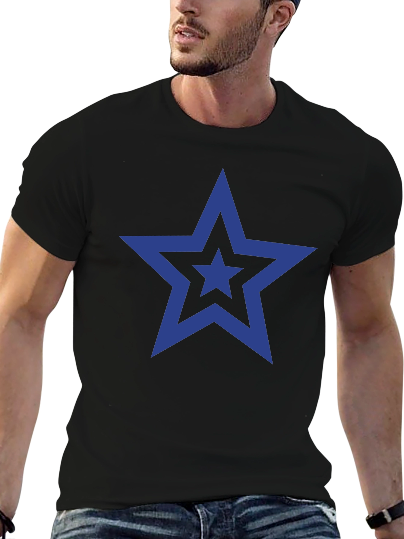 Star Graphic Black T-Shirt