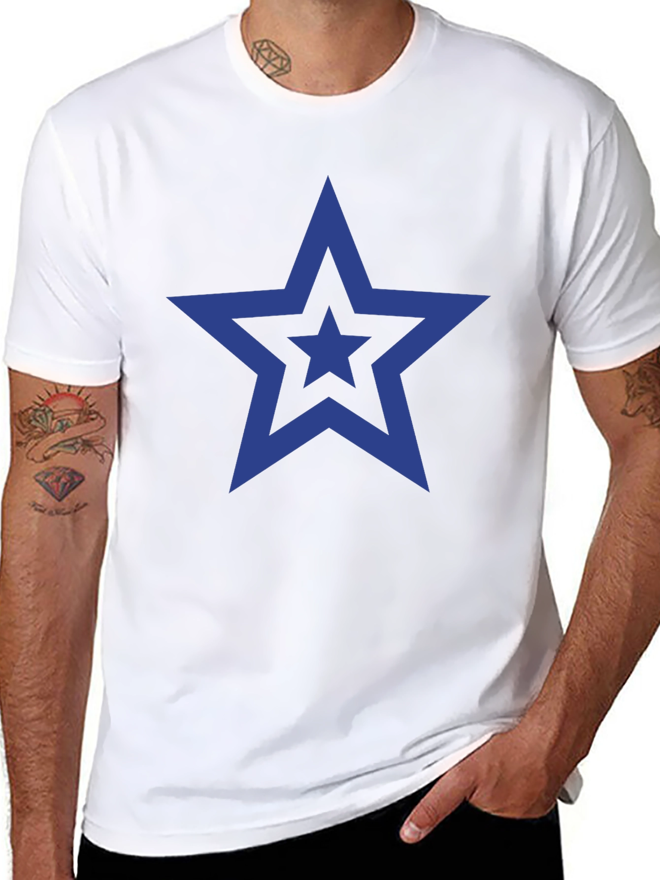 Star Graphic Black T-Shirt