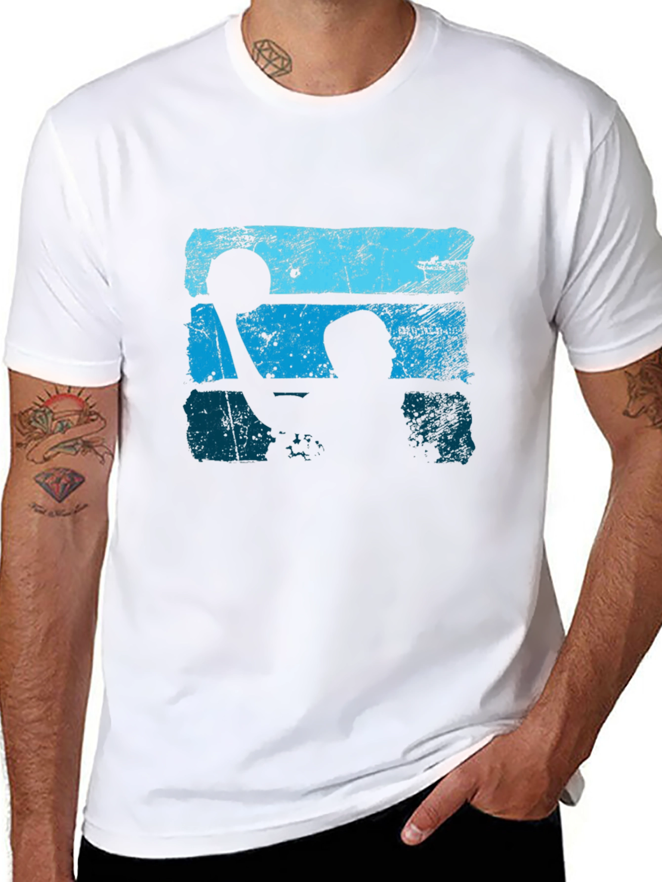 Basketball Silhouette Graphic Tee