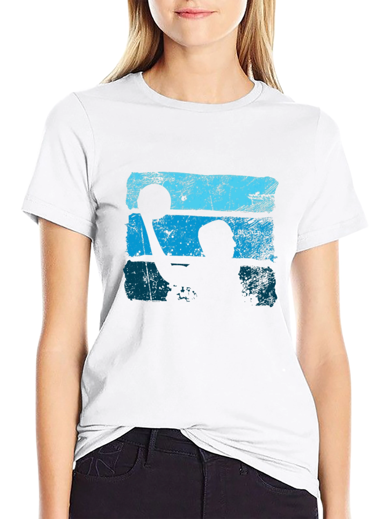 Basketball Silhouette Graphic Tee