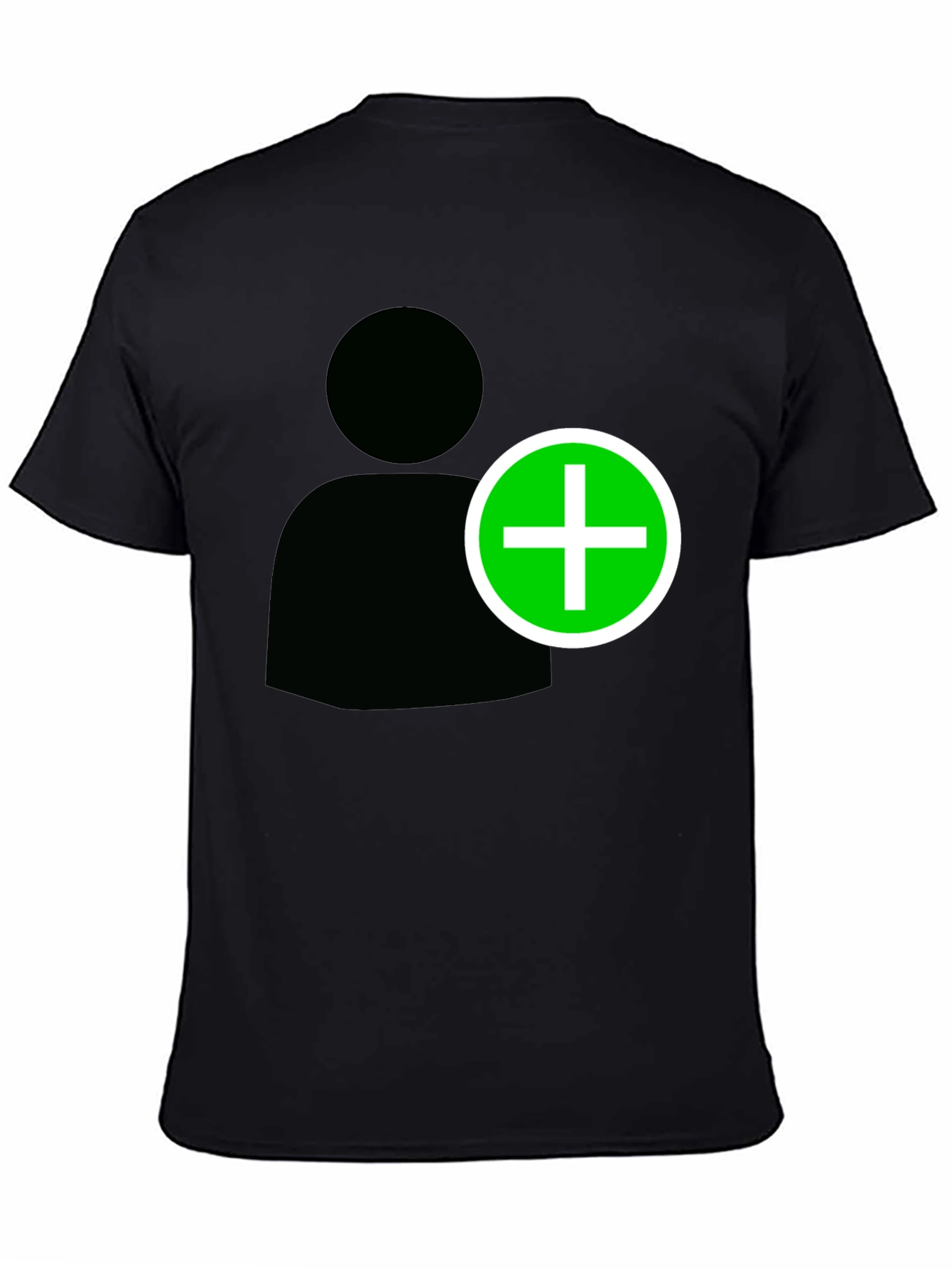 Add Contact Black T-Shirt