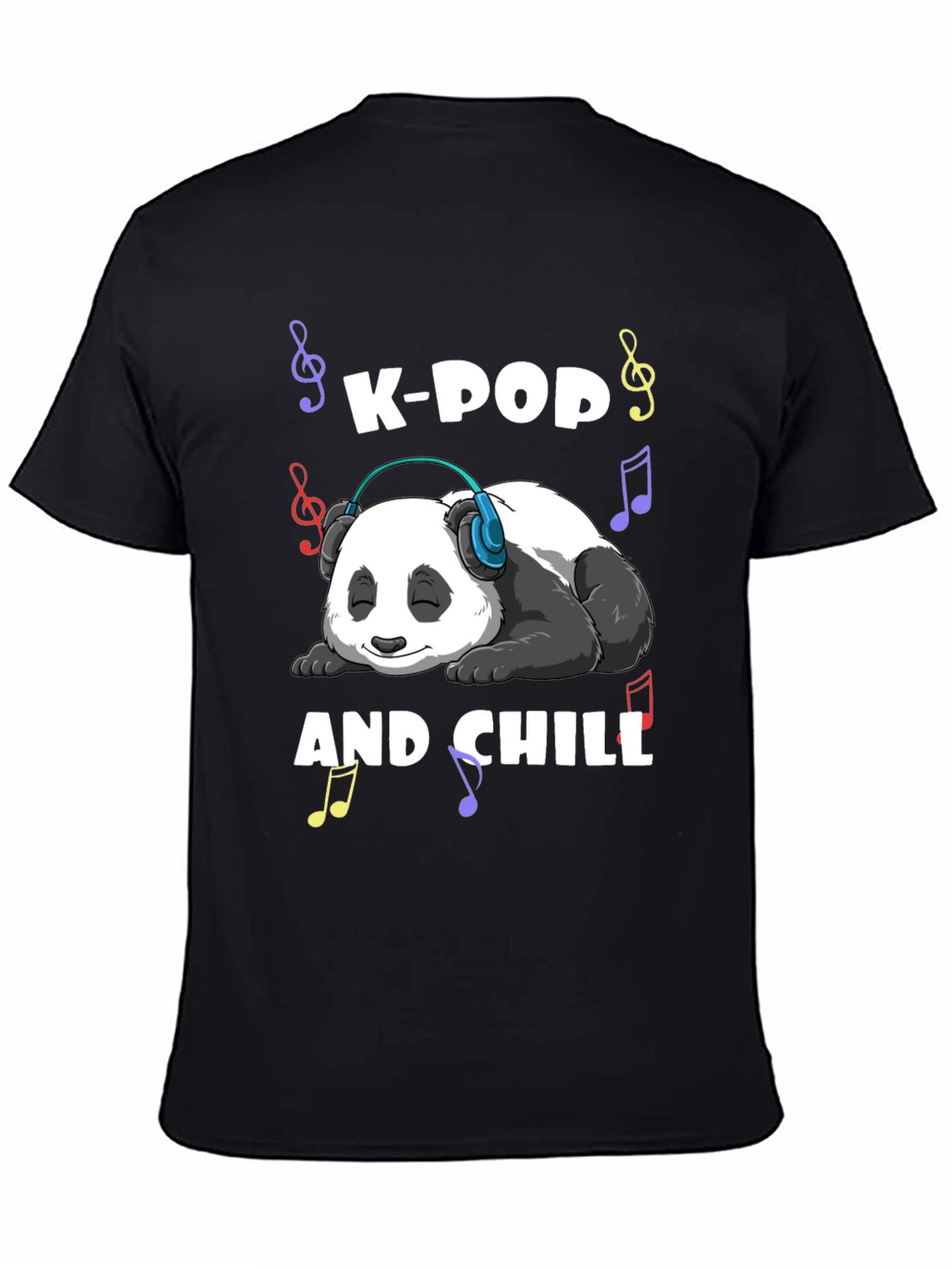 K-Pop and Chill Panda T-Shirt