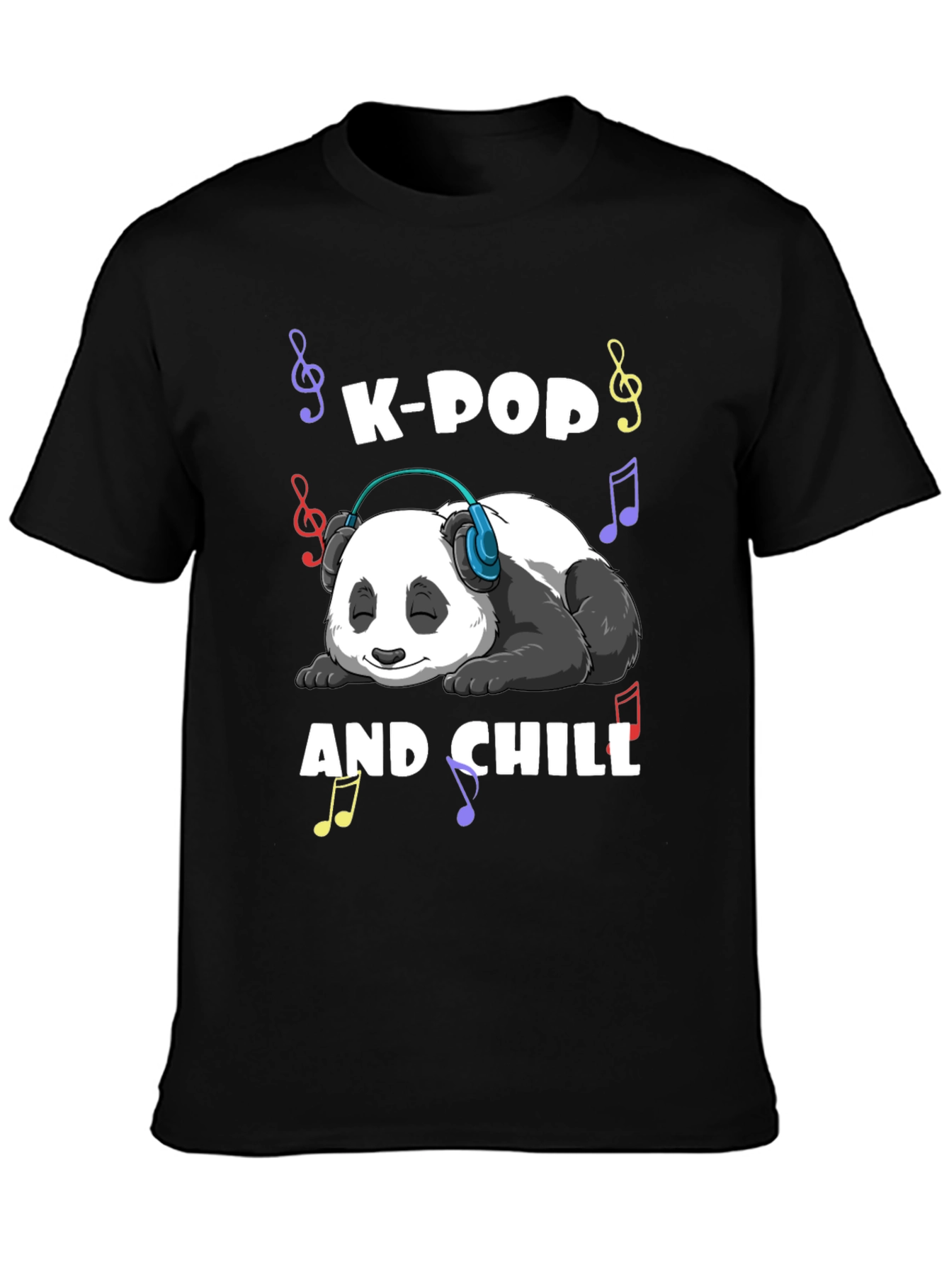 K-Pop and Chill Panda T-Shirt