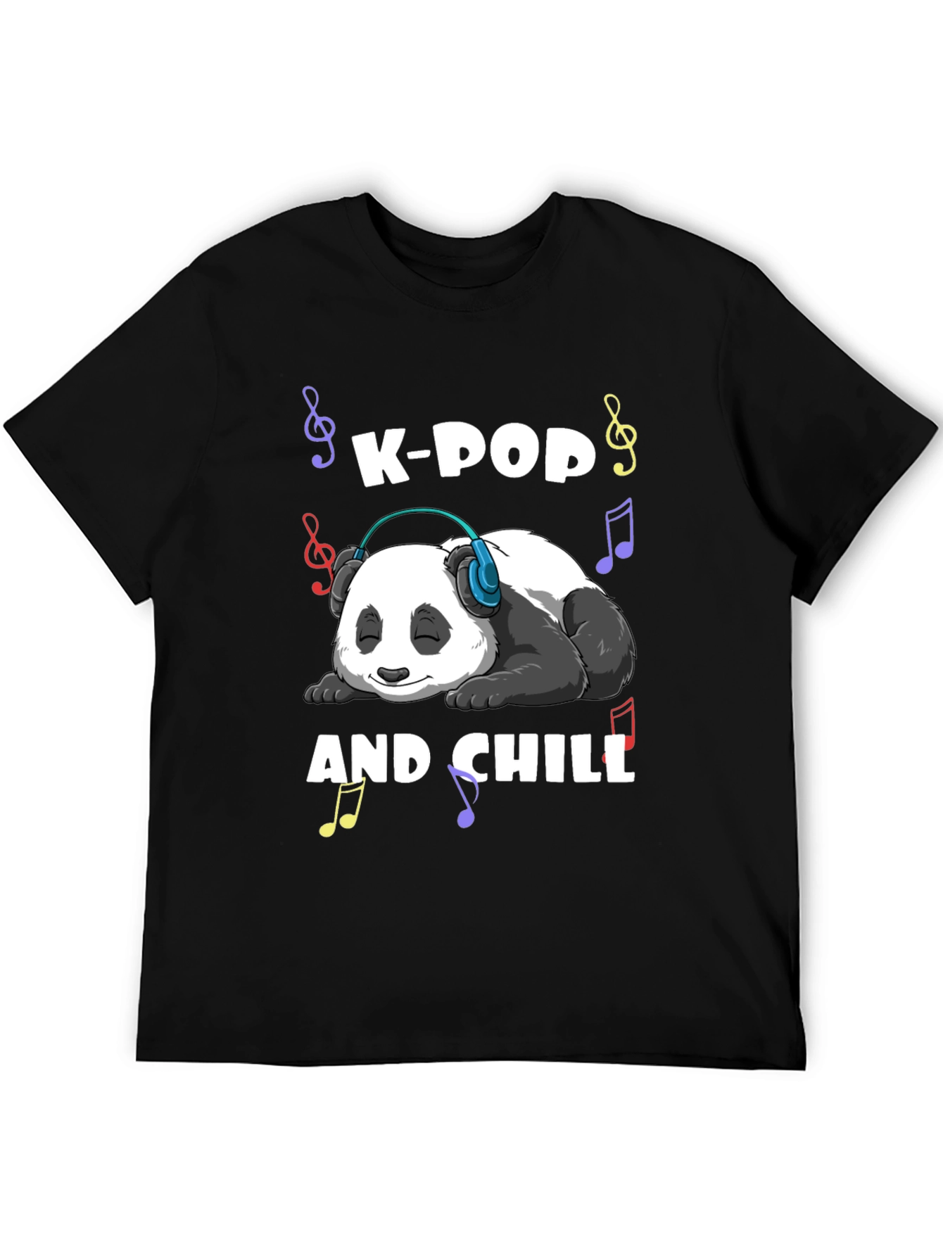 K-Pop and Chill Panda T-Shirt