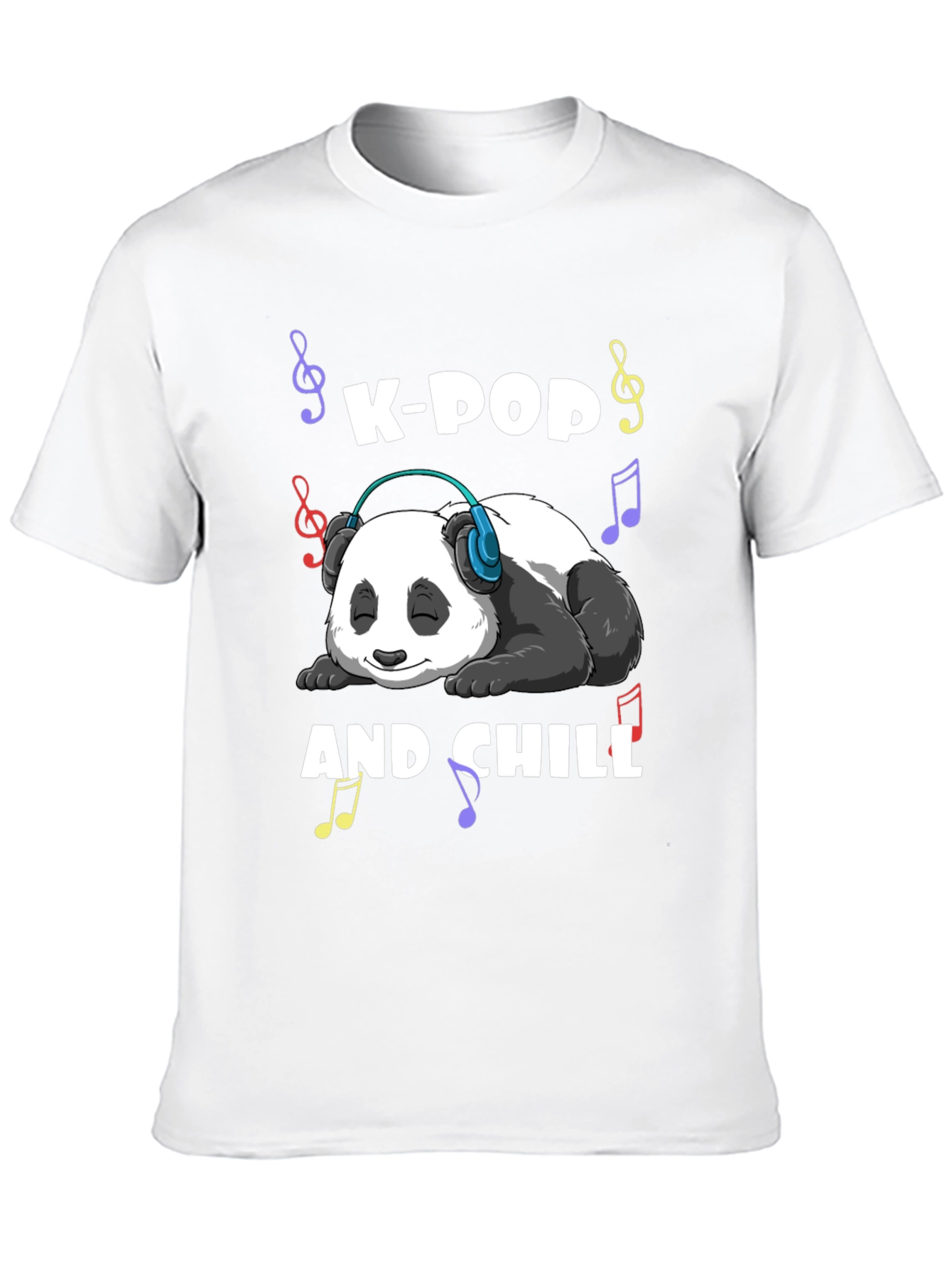 K-Pop and Chill Panda T-Shirt