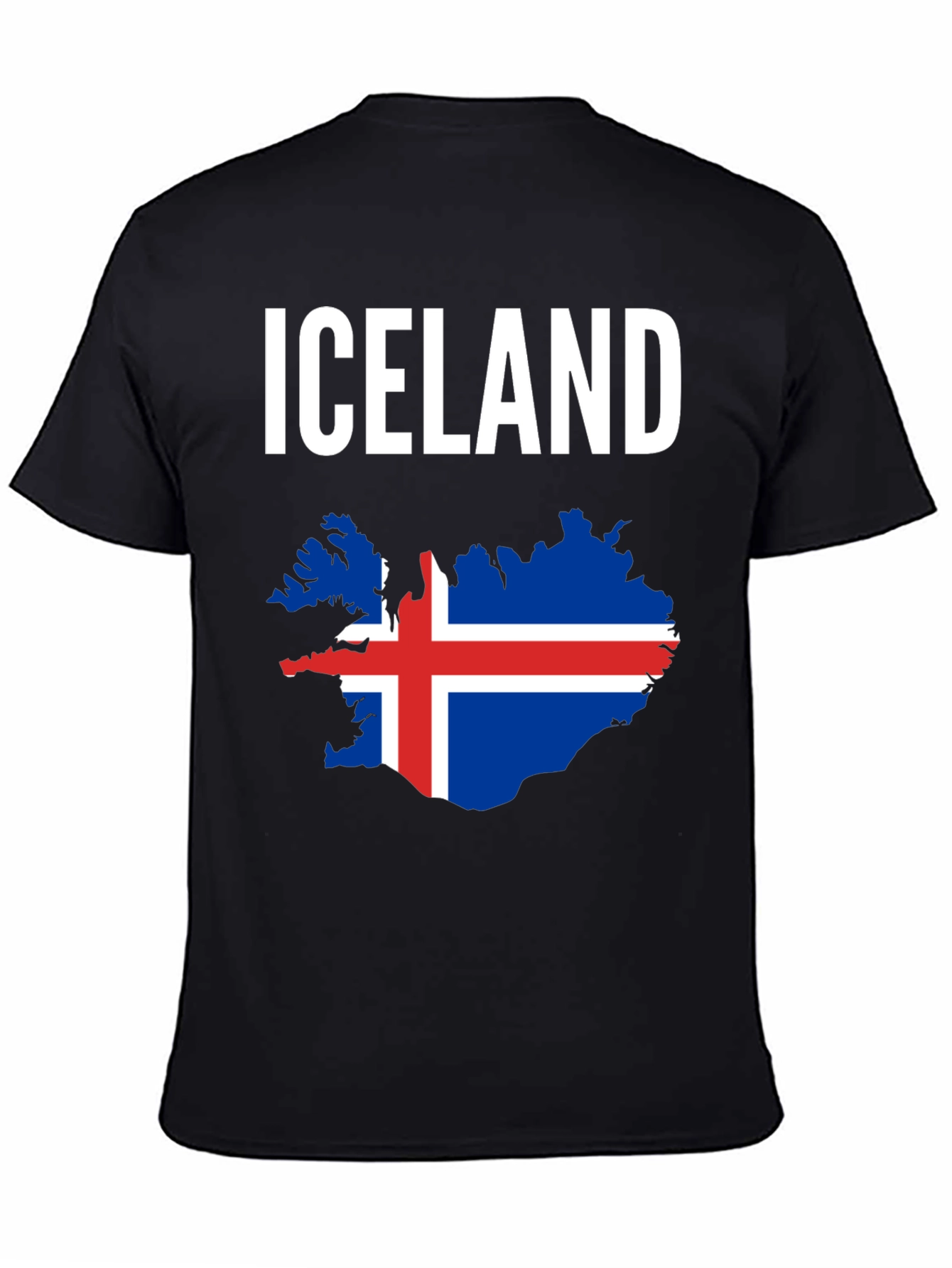 Iceland Flag Map T-Shirt - National Pride Tee
