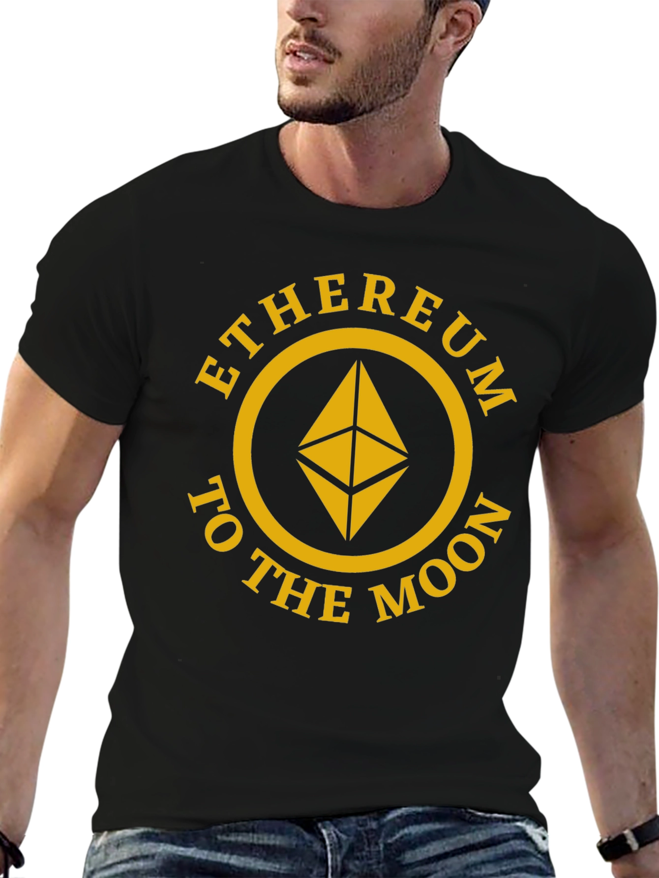 Ethereum to the Moon Crypto Tee
