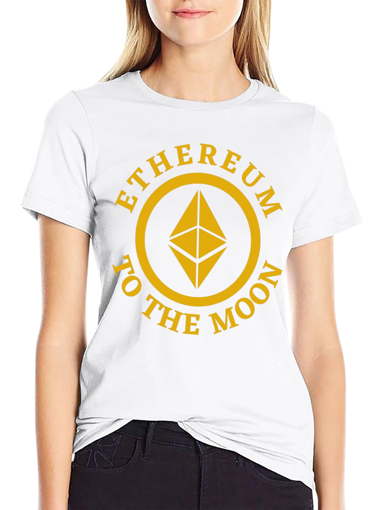 Ethereum to the Moon Crypto Tee