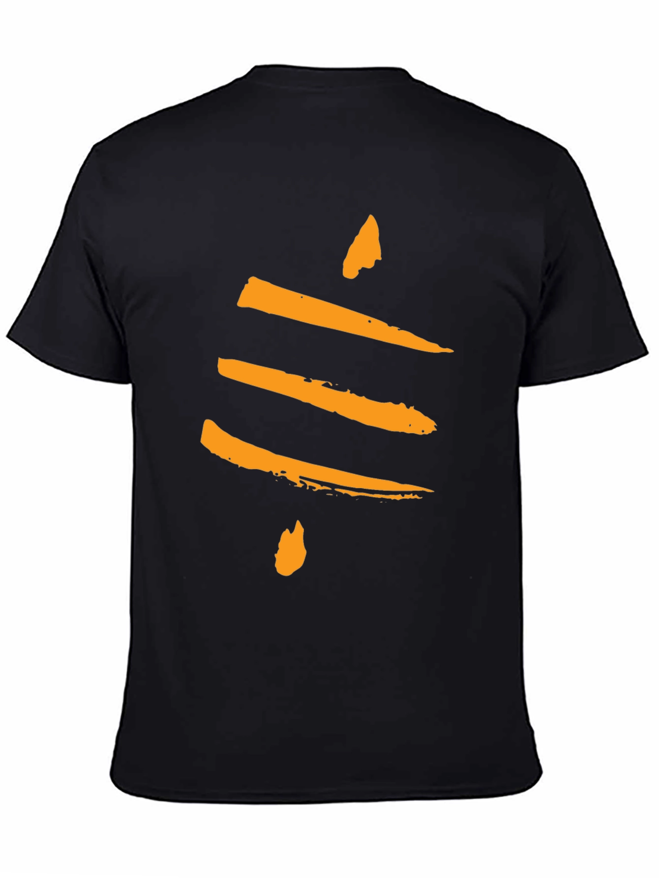 Abstract Brush Stroke Graphic Print T-Shirt