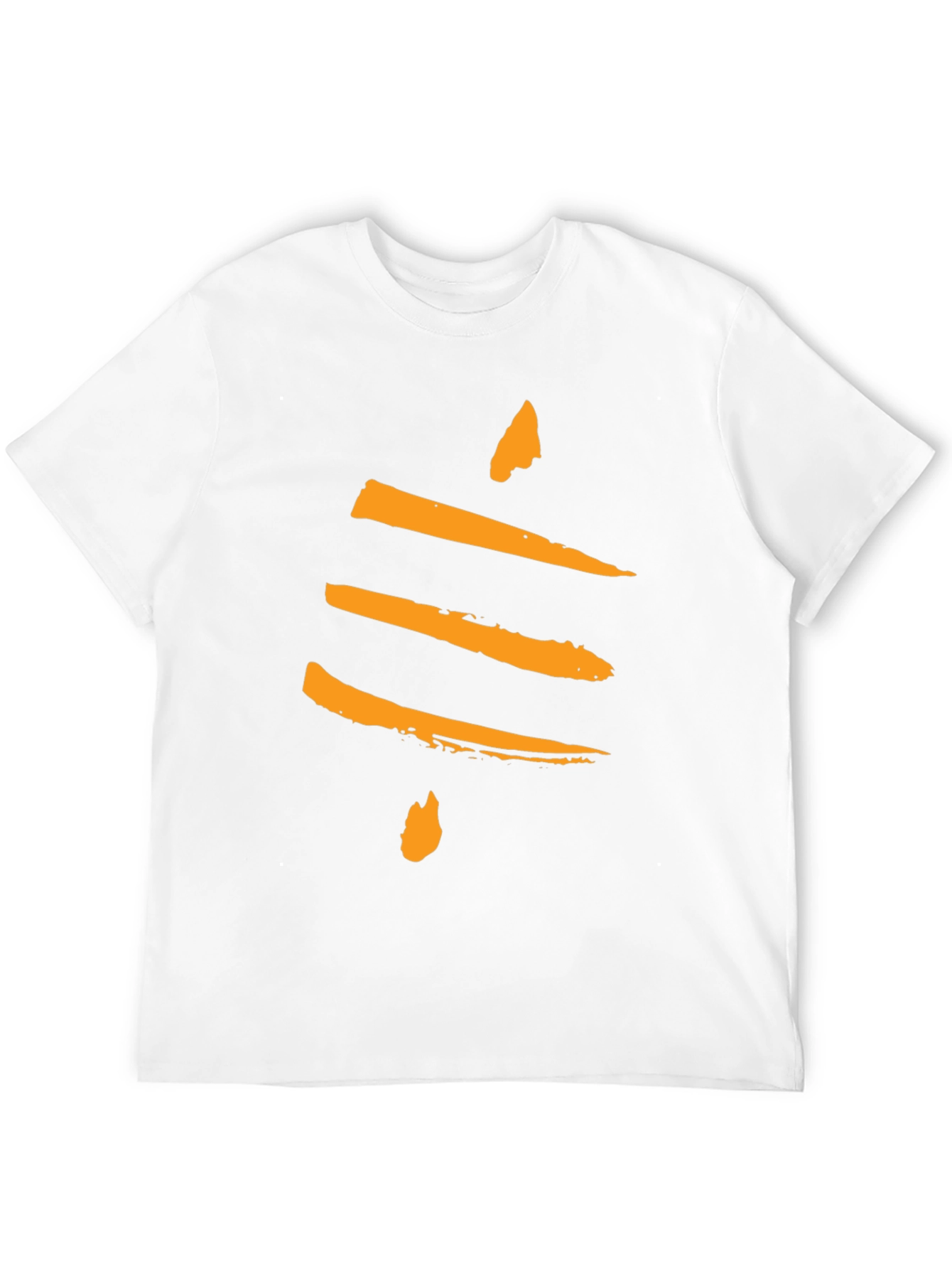 Abstract Brush Stroke Graphic Print T-Shirt