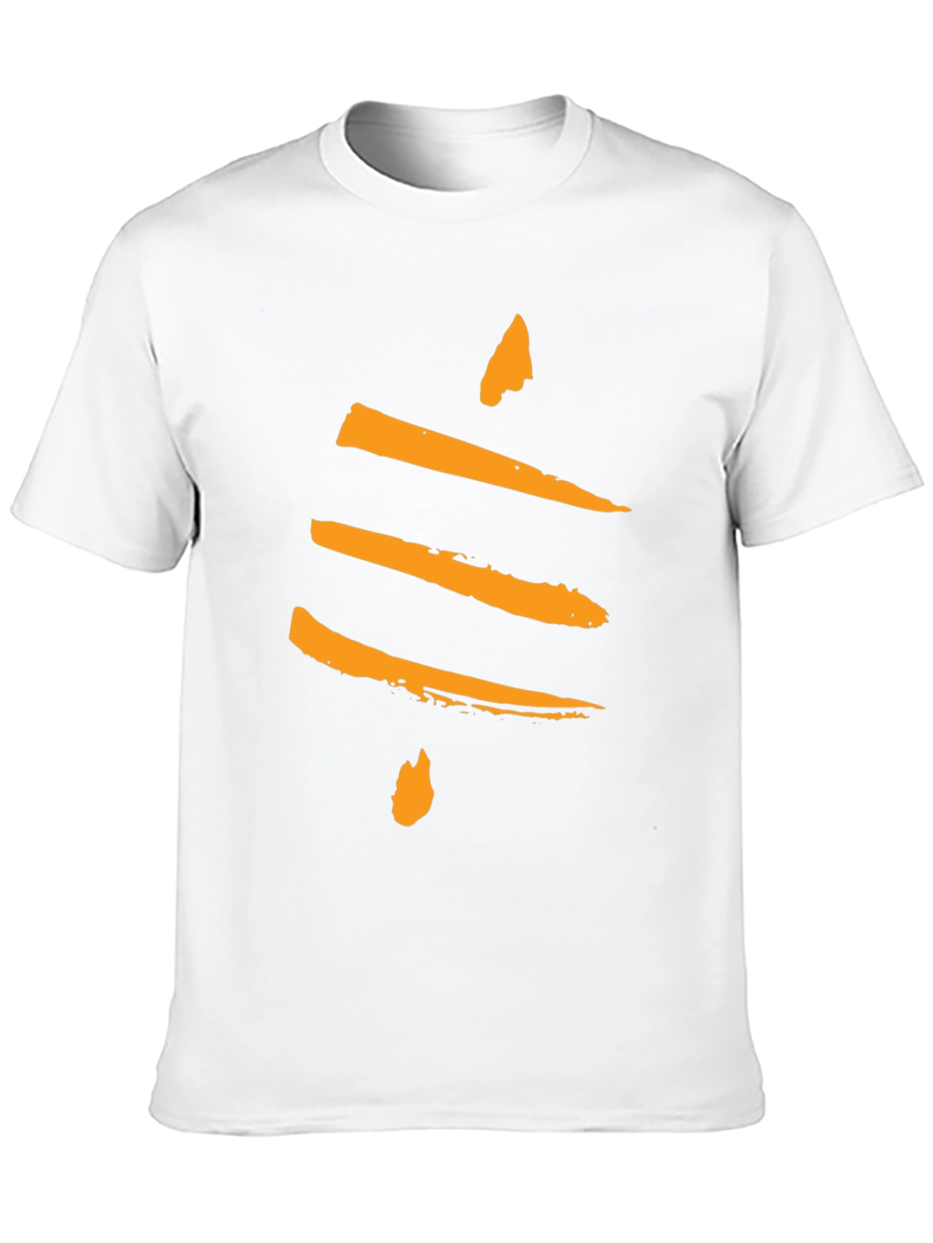 Abstract Brush Stroke Graphic Print T-Shirt