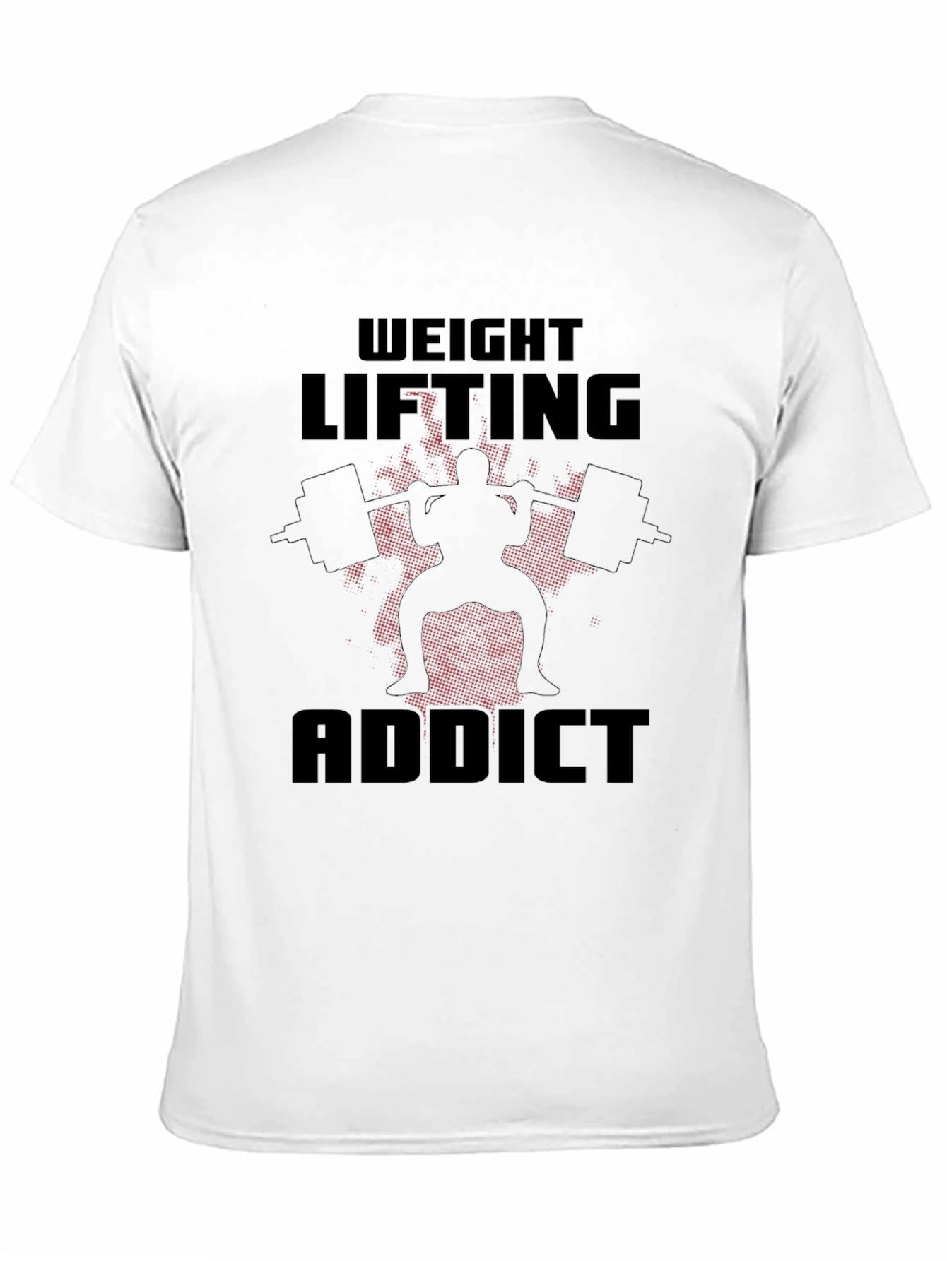 Weight Lifting Addict Black T-Shirt