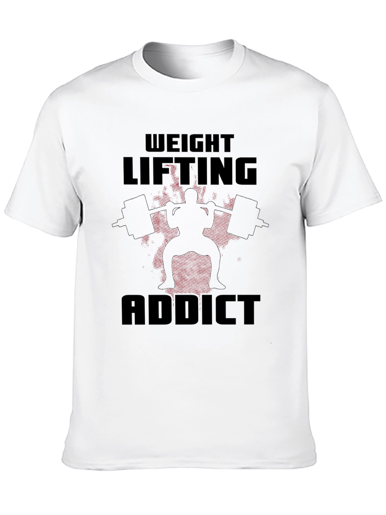 Weight Lifting Addict Black T-Shirt