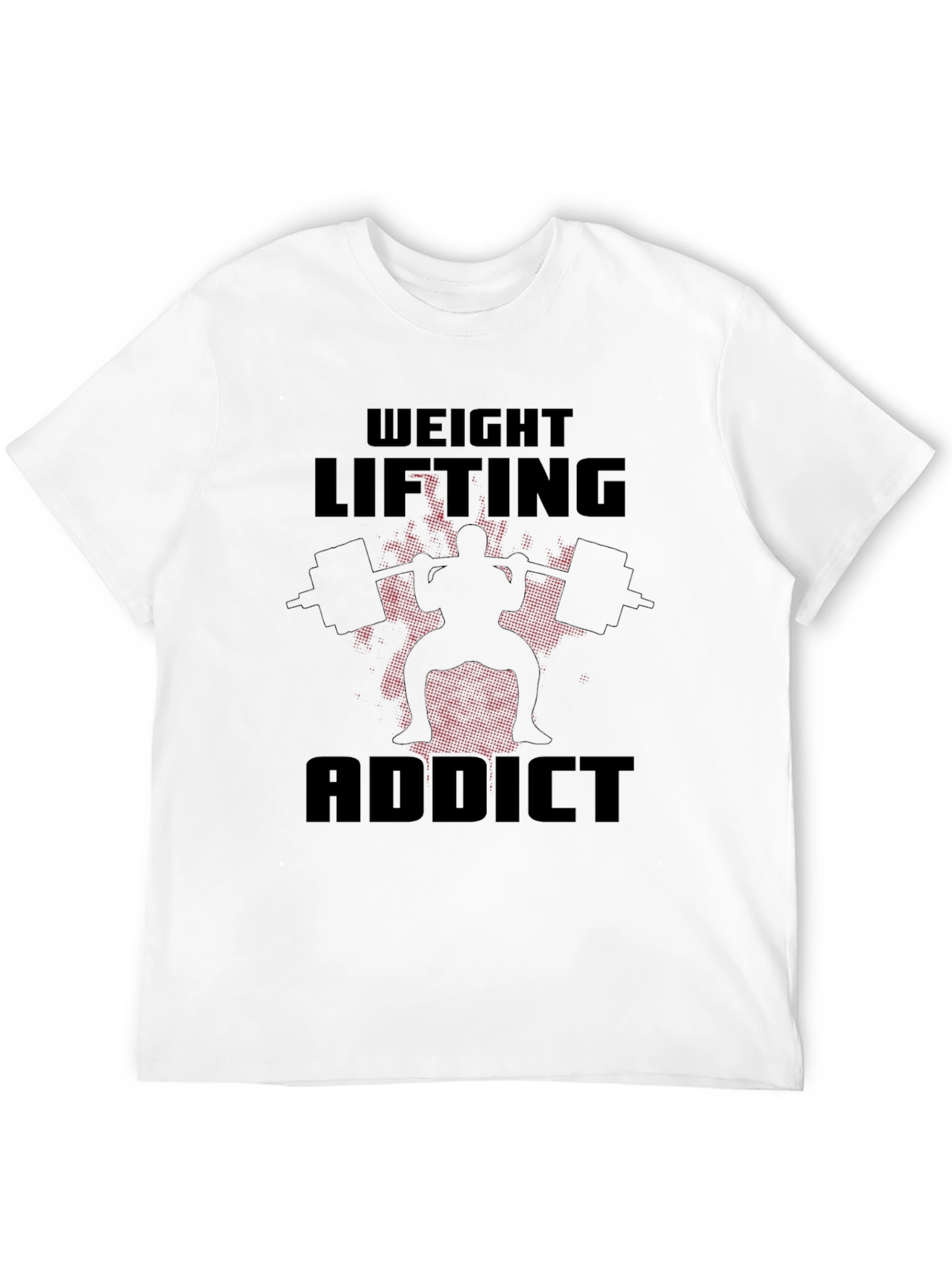 Weight Lifting Addict Black T-Shirt