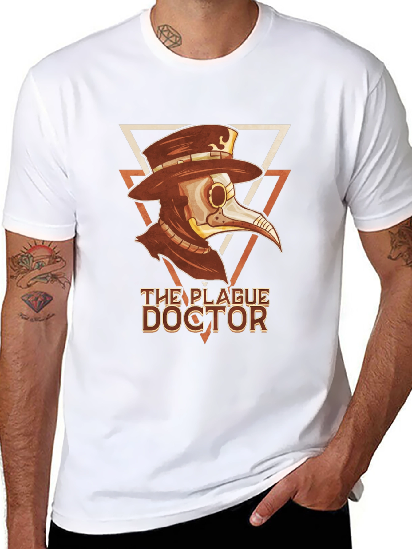 Plague Doctor T-Shirt - Unique Graphic Tee