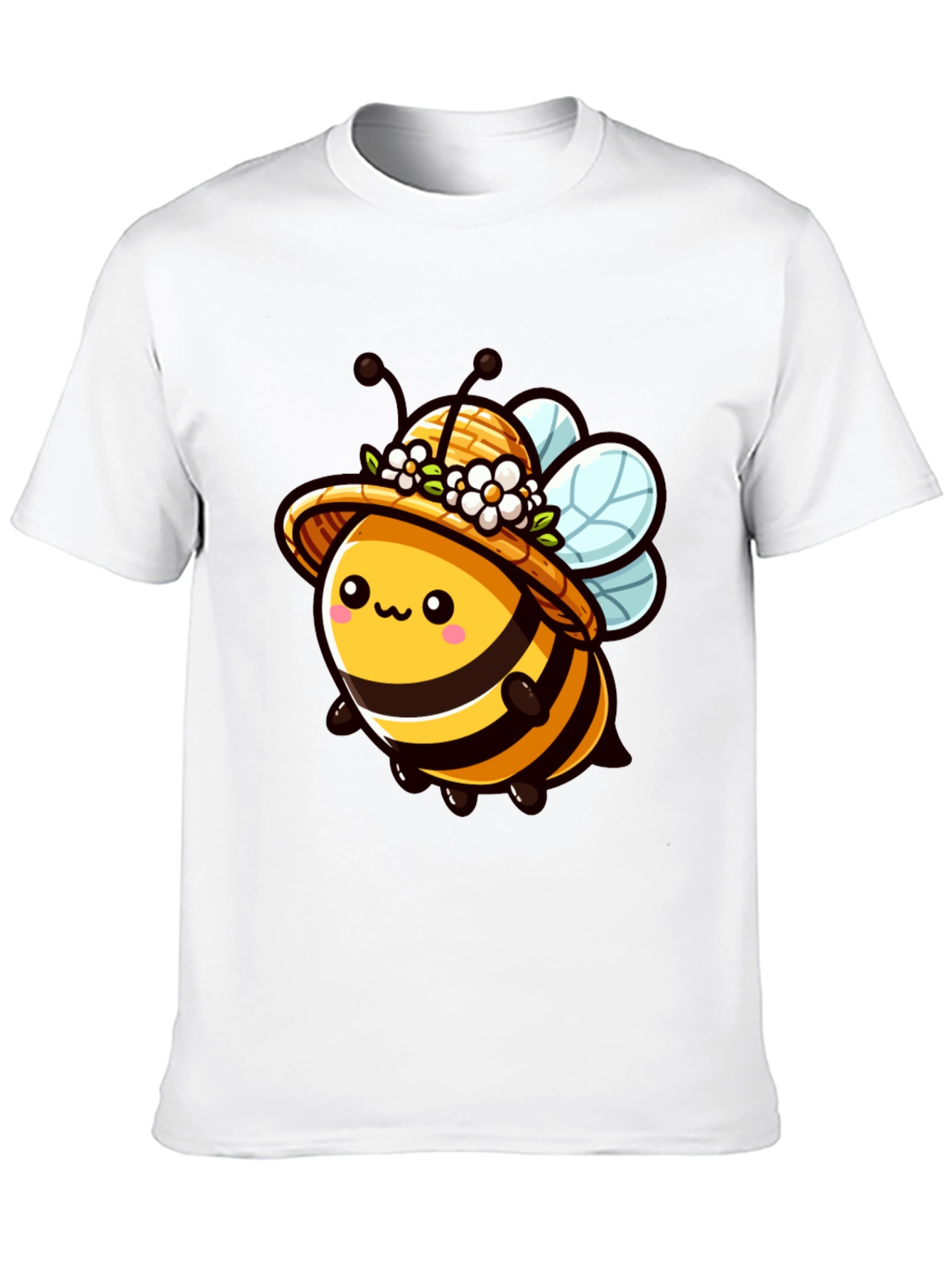Cute Bee in Hat Graphic Tee