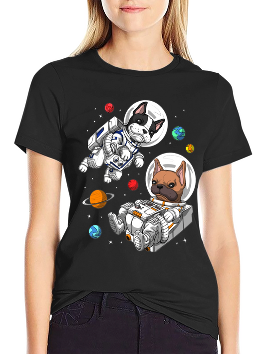 Astronaut Dog Graphic Tee