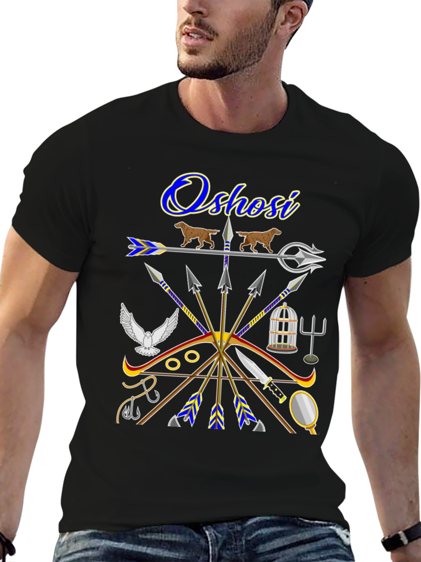 Oshosi T-Shirt African Orisha Elegua Yemaya