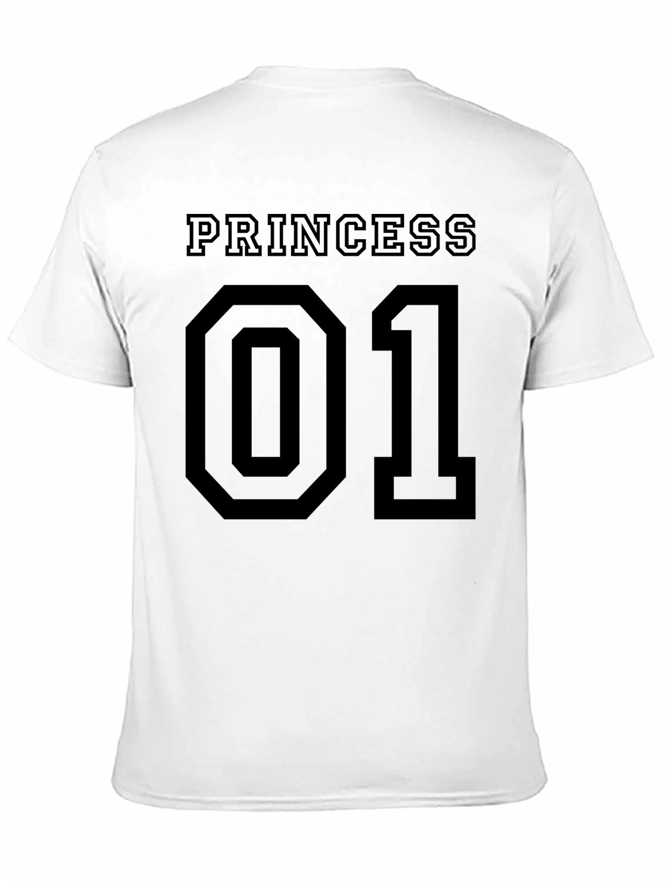 Princess 01 Black Graphic T-Shirt