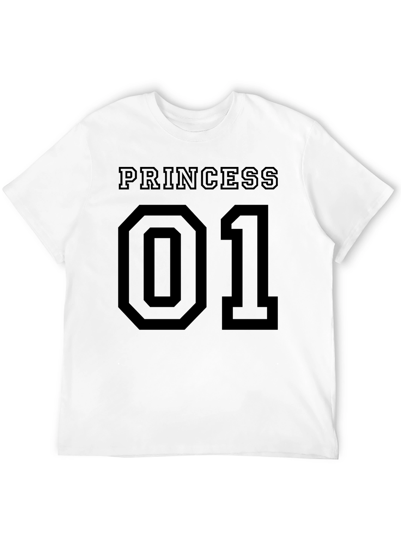 Princess 01 Black Graphic T-Shirt
