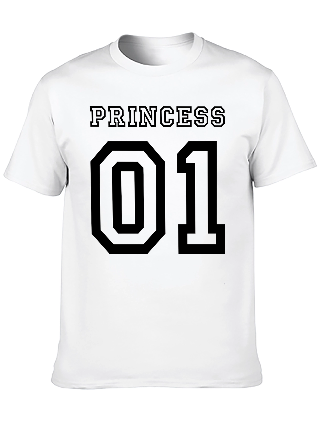 Princess 01 Black Graphic T-Shirt