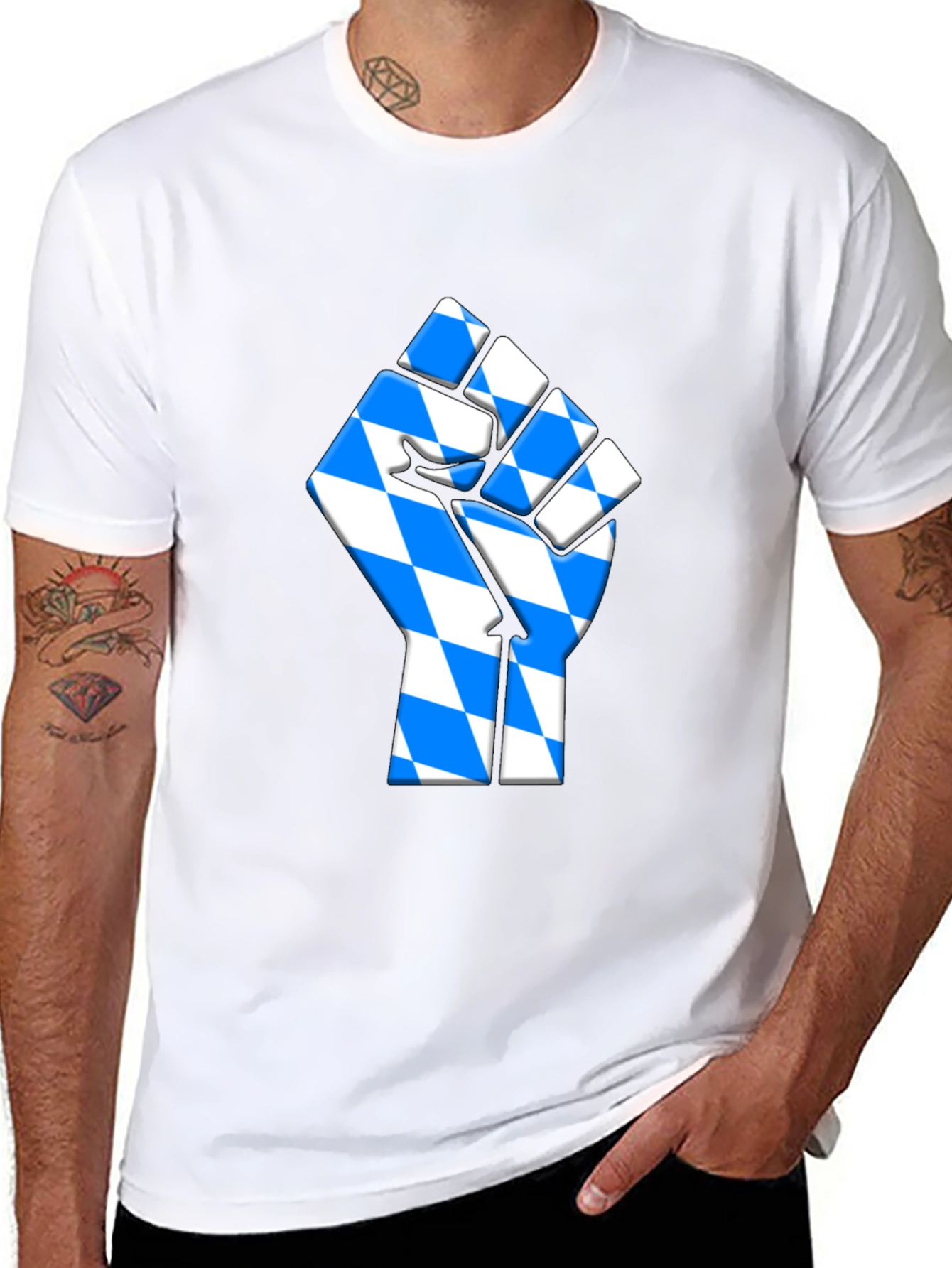 Bavarian Fist T-Shirt - Black Bavarian Pride Tee