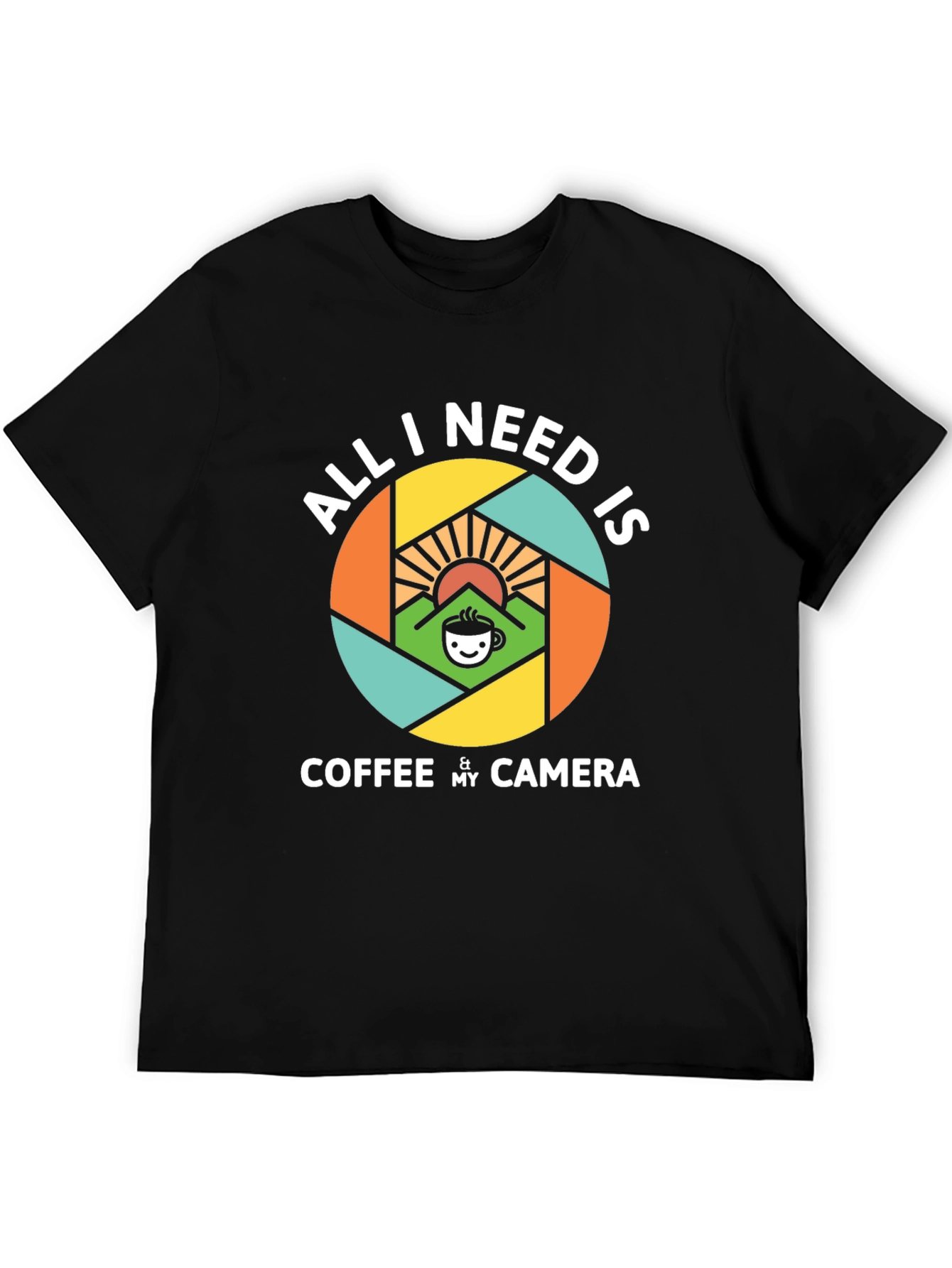 Coffee & Camera T-Shirt - Photographers Essential