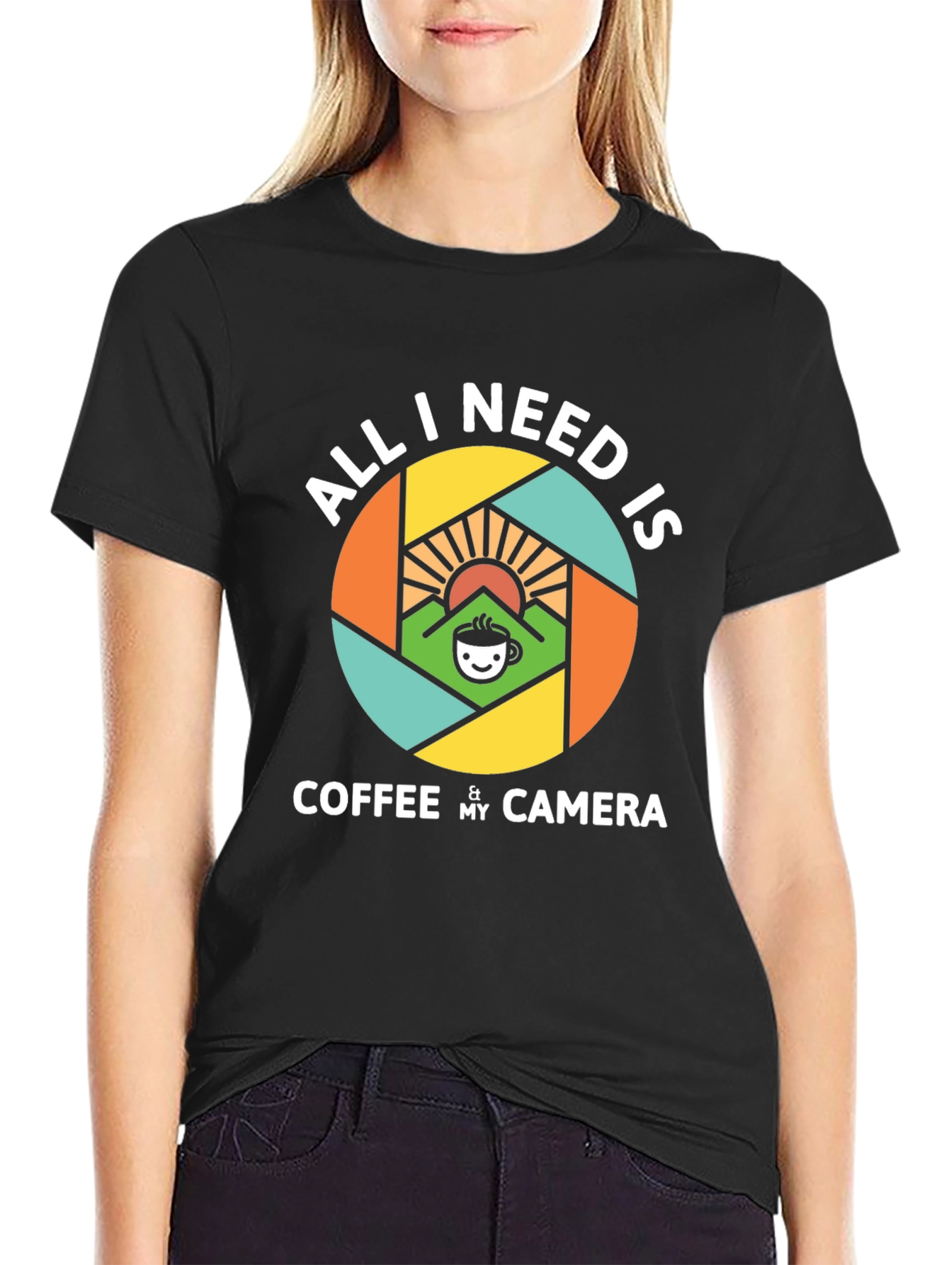 Coffee & Camera T-Shirt - Photographers Essential
