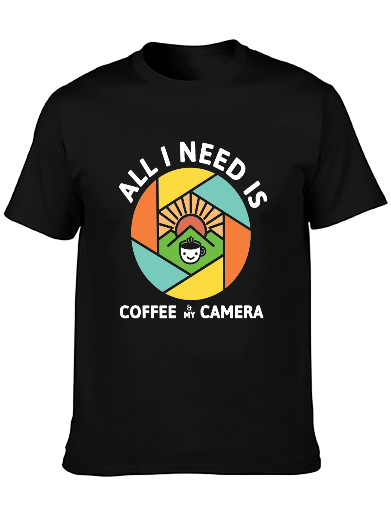 Coffee & Camera T-Shirt - Photographers Essential