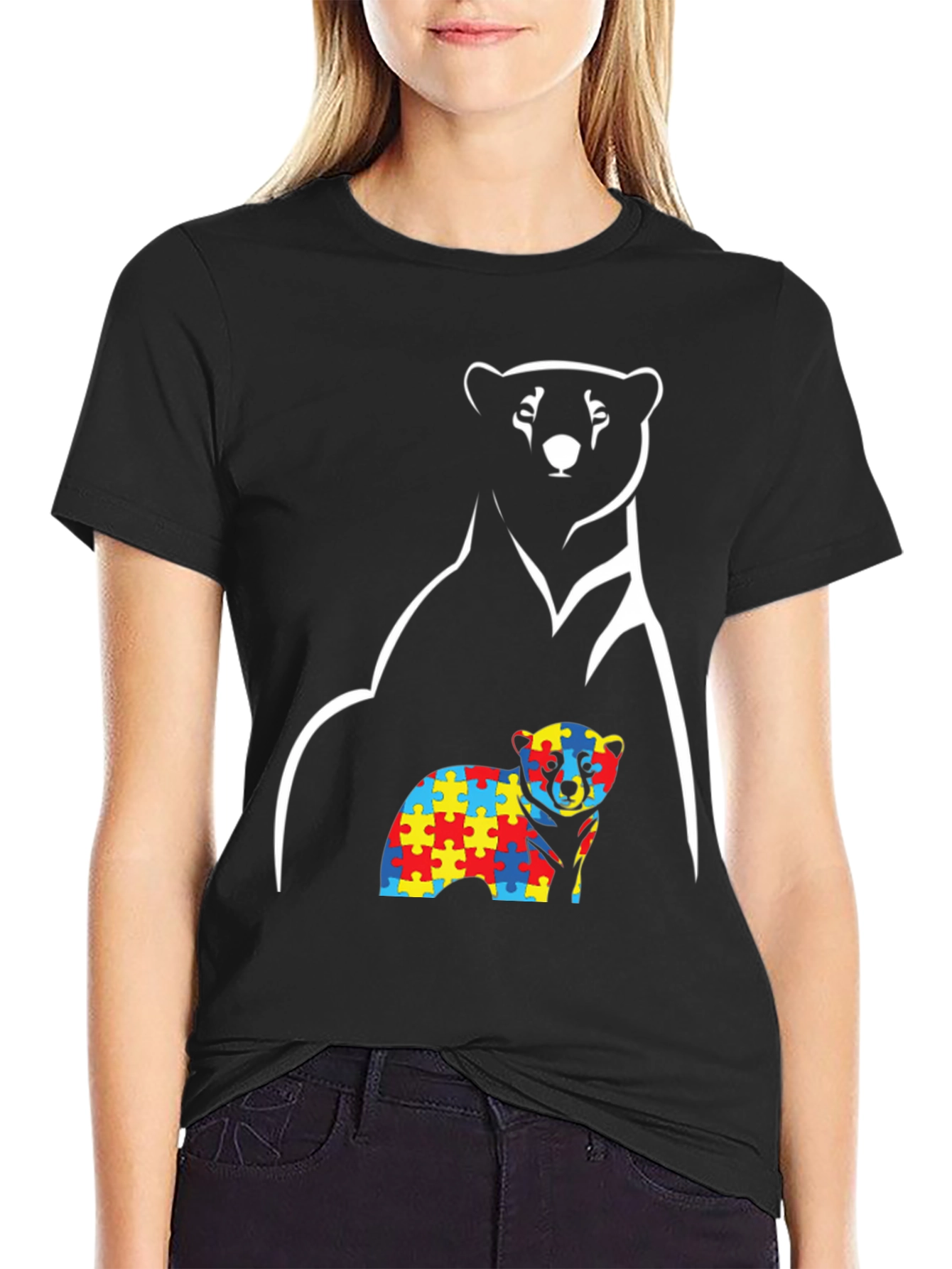 Autism Awareness Bear T-Shirt