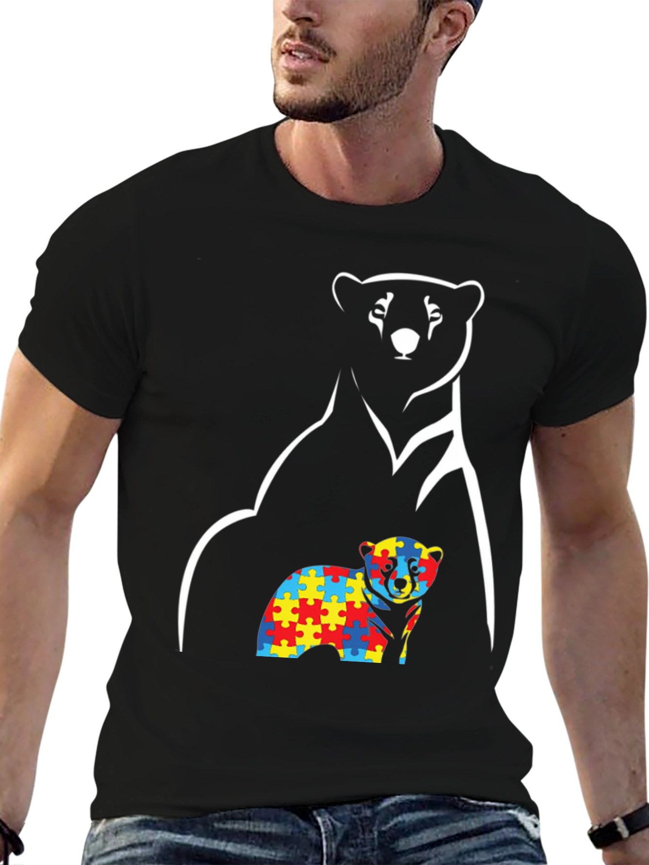 Autism Awareness Bear T-Shirt