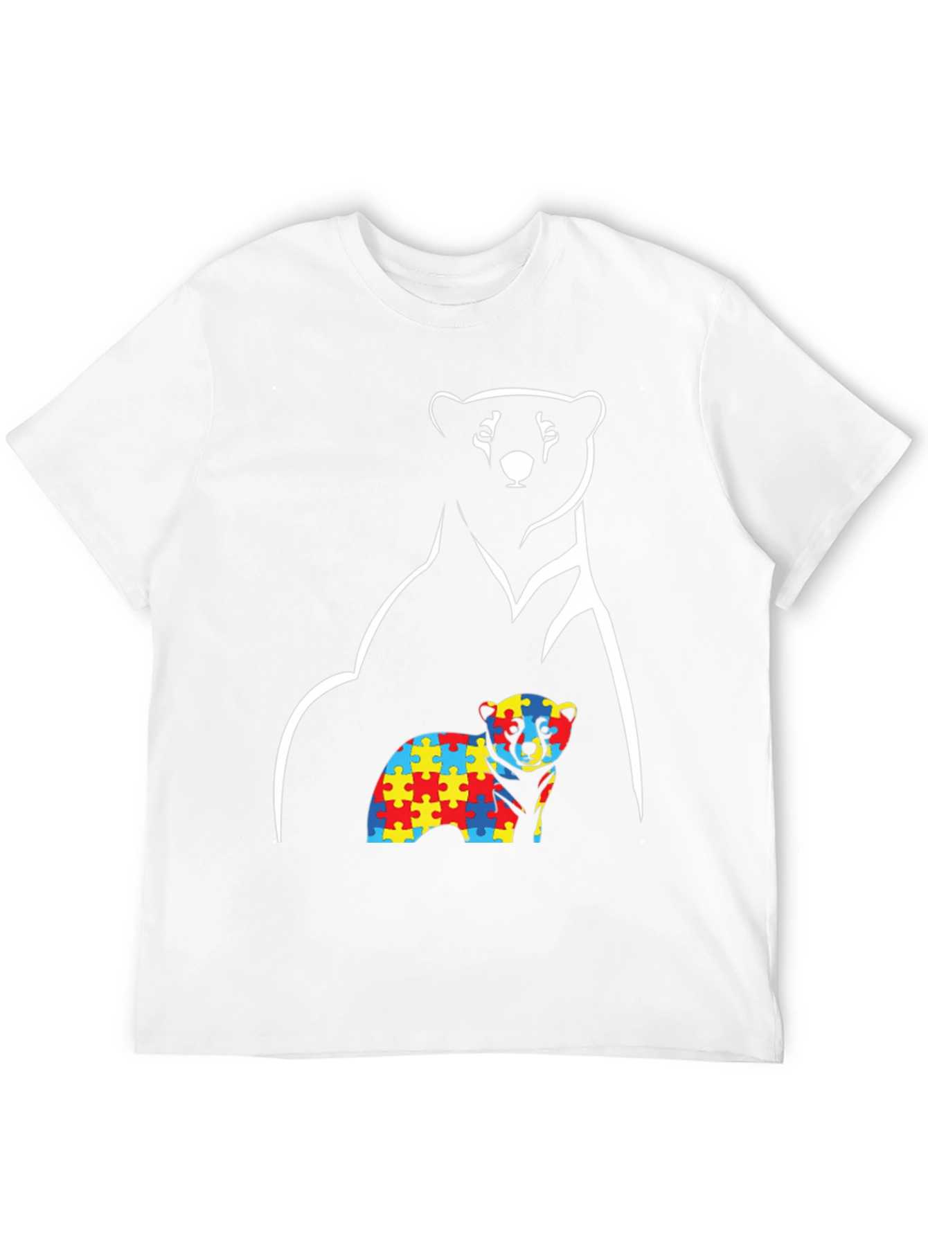 Autism Awareness Bear T-Shirt
