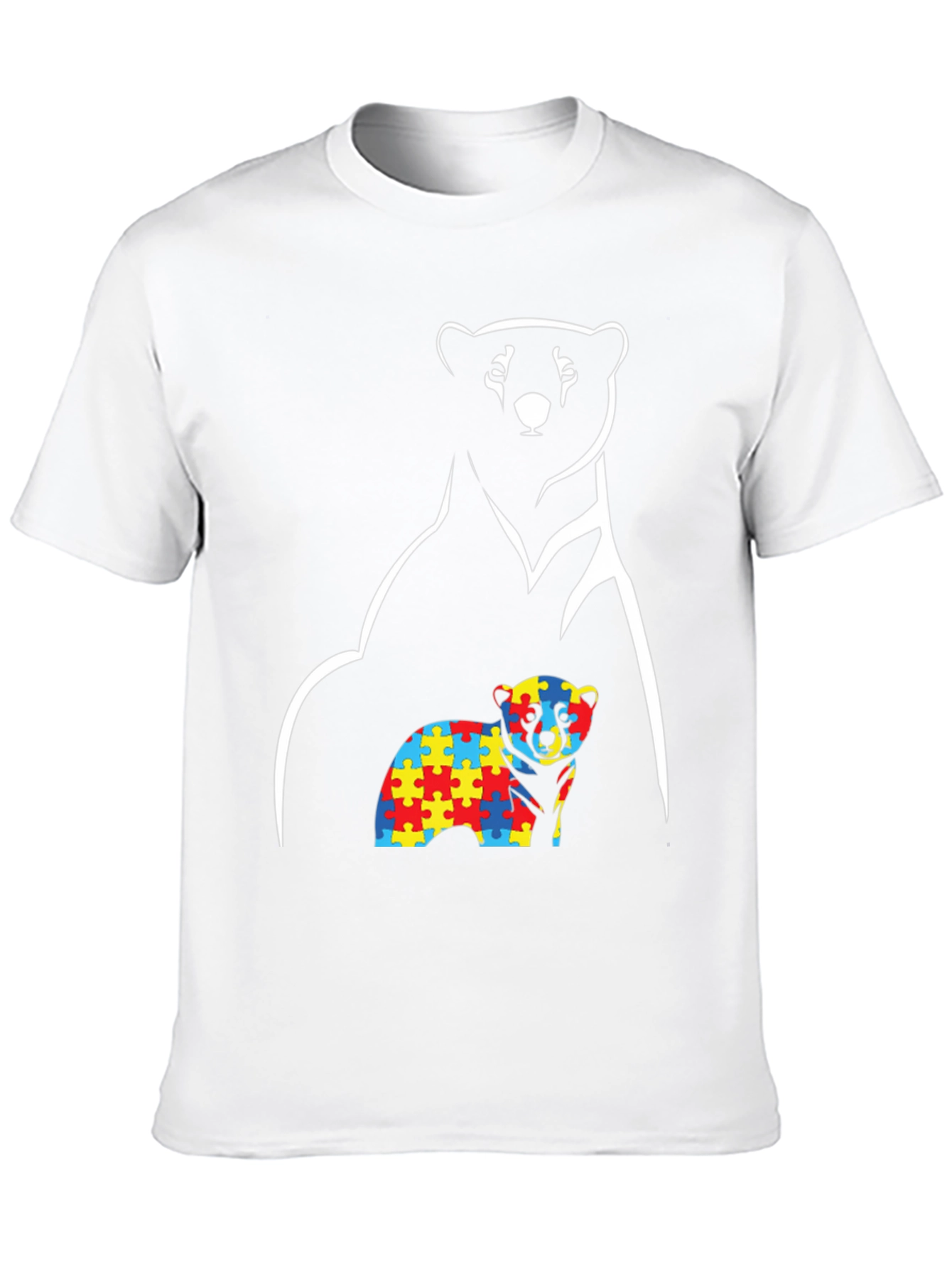 Autism Awareness Bear T-Shirt