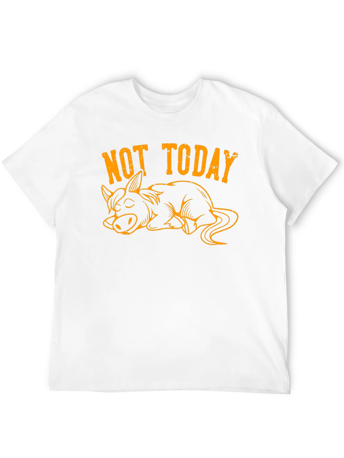 Not Today Lazy Donkey Graphic Tee