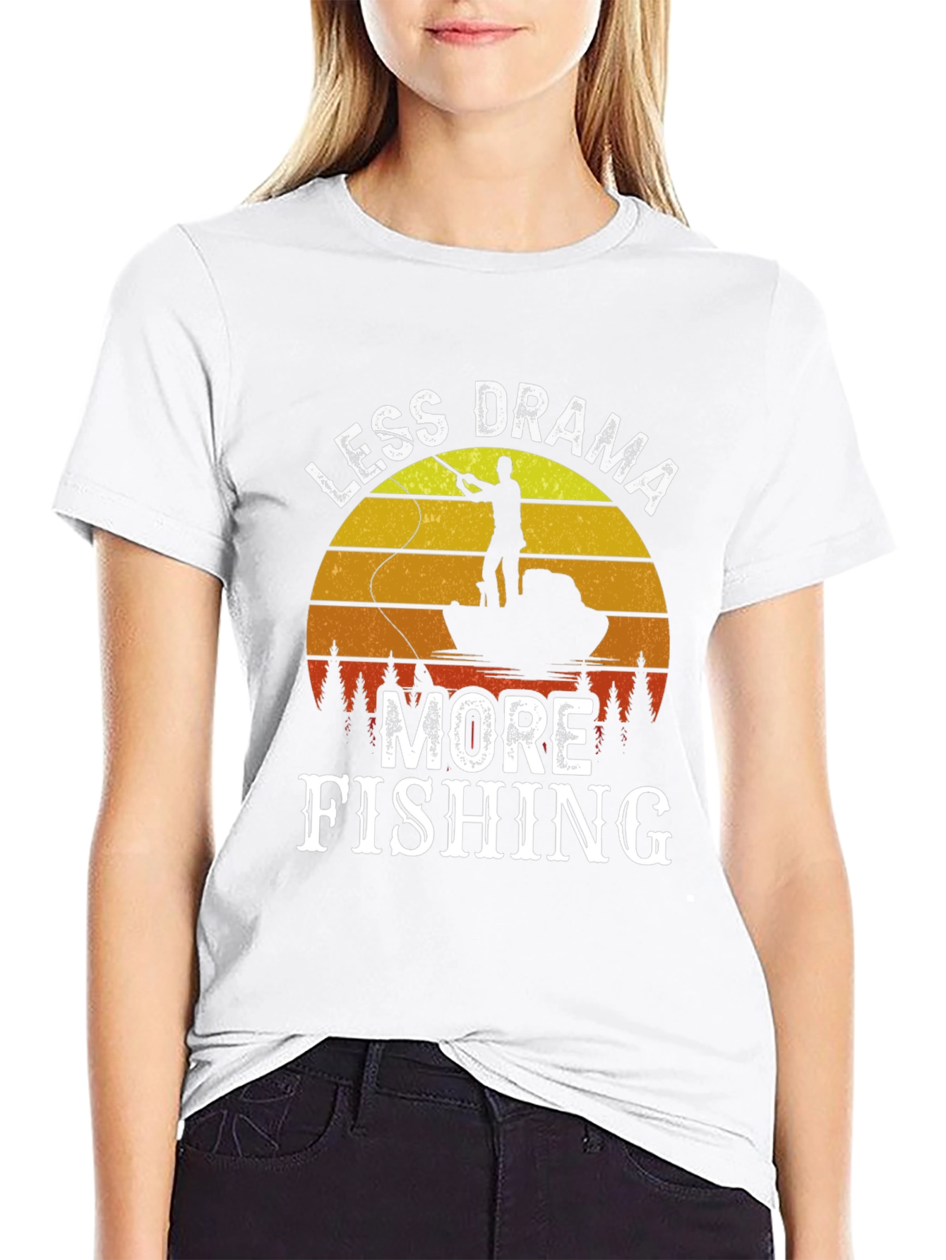 Less Drama More Fishing T-Shirt