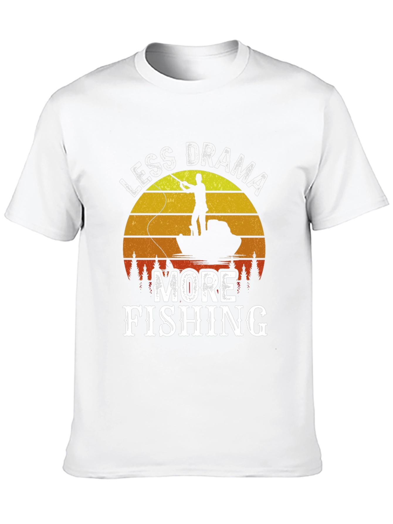 Less Drama More Fishing T-Shirt