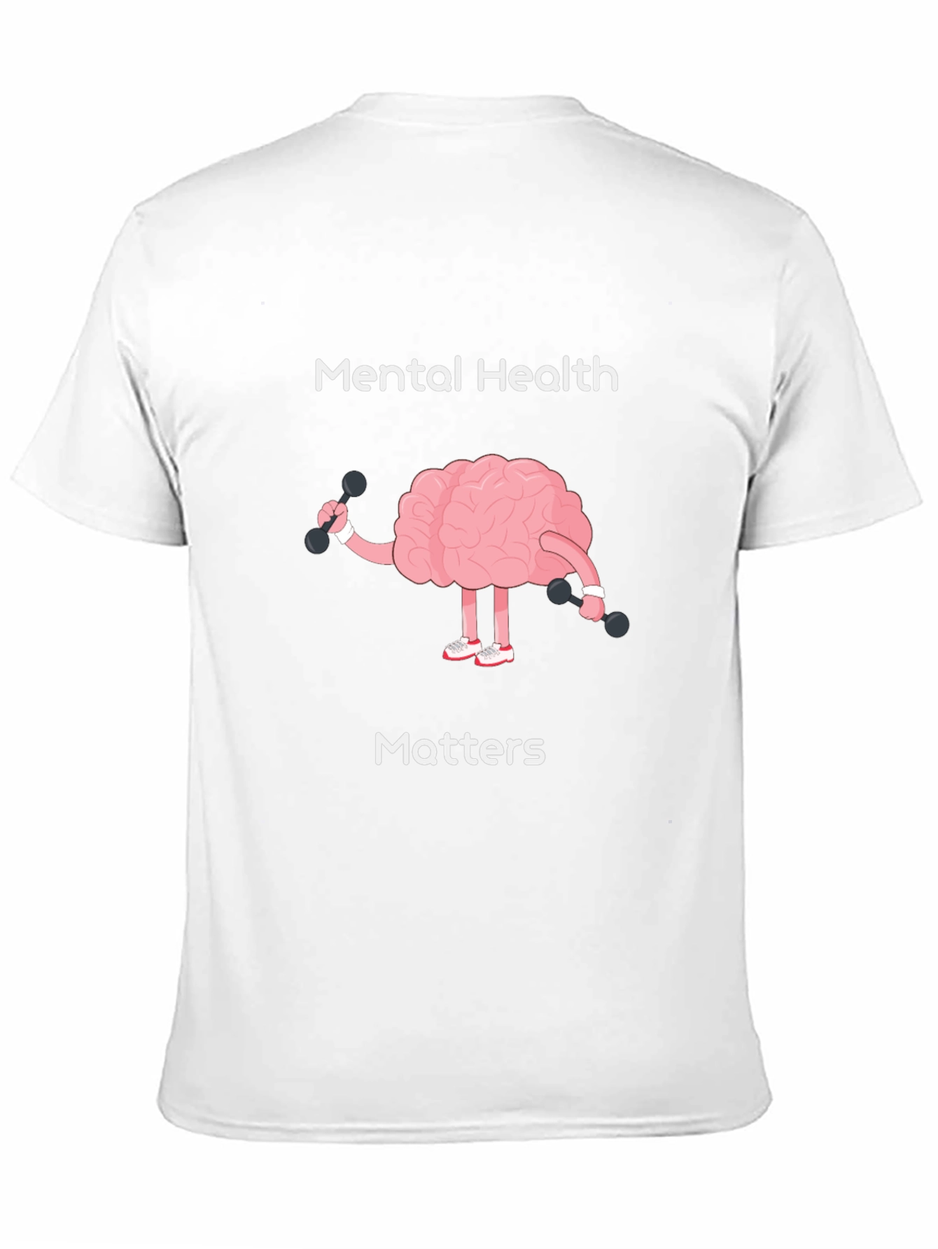 Mental Health Matters Brain Lifting Weights T-Shirt