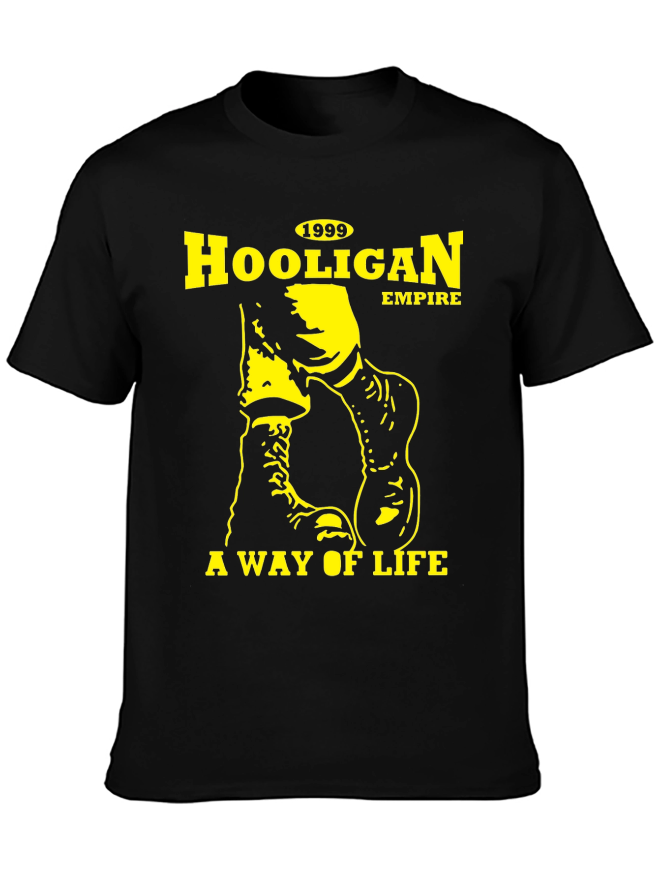 Hooligan Empire Black Graphic Tee