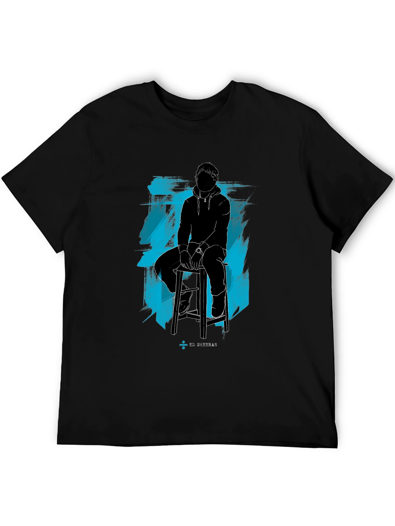 Ed Sheeran Silhouette Graphic Tee - Black