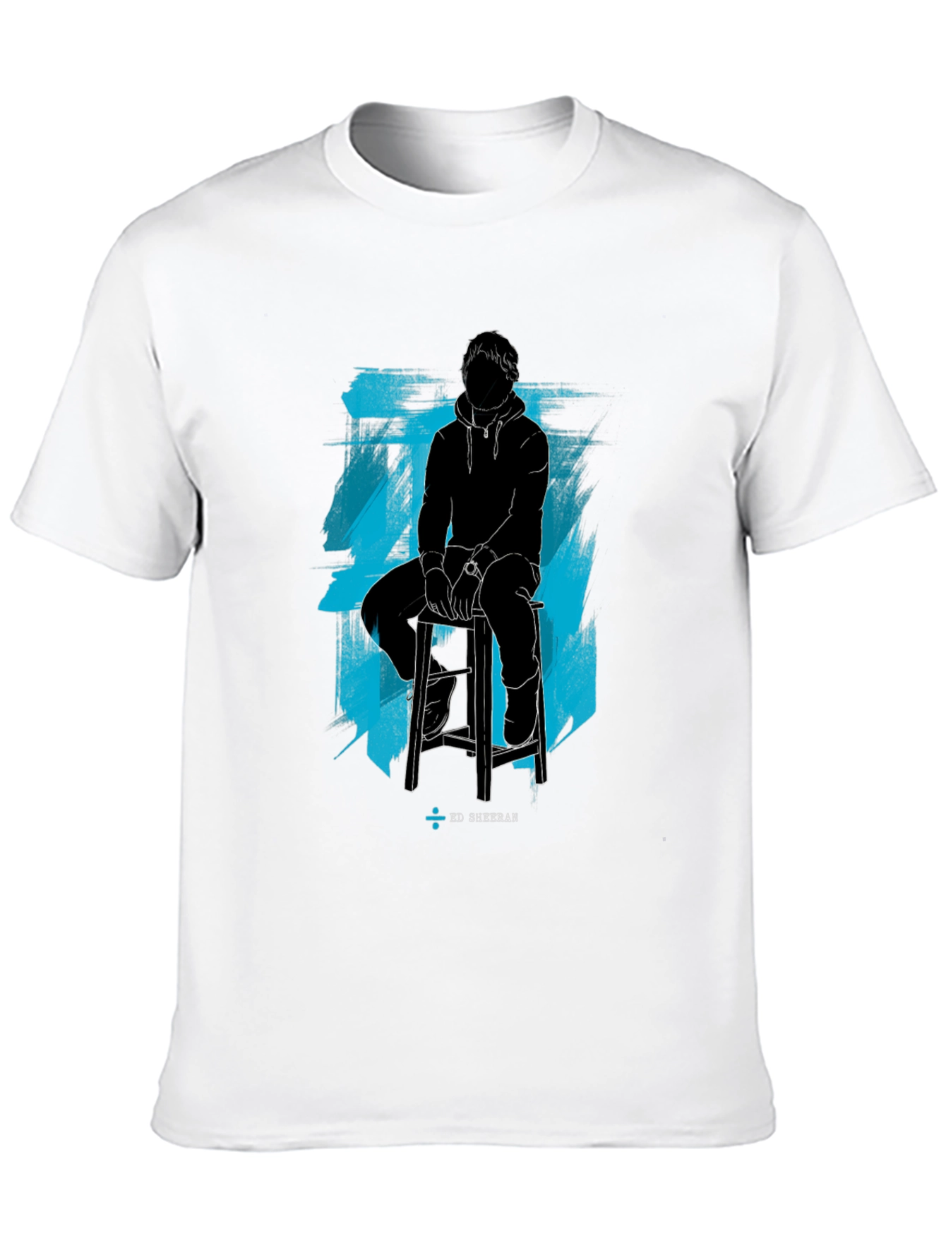 Ed Sheeran Silhouette Graphic Tee - Black