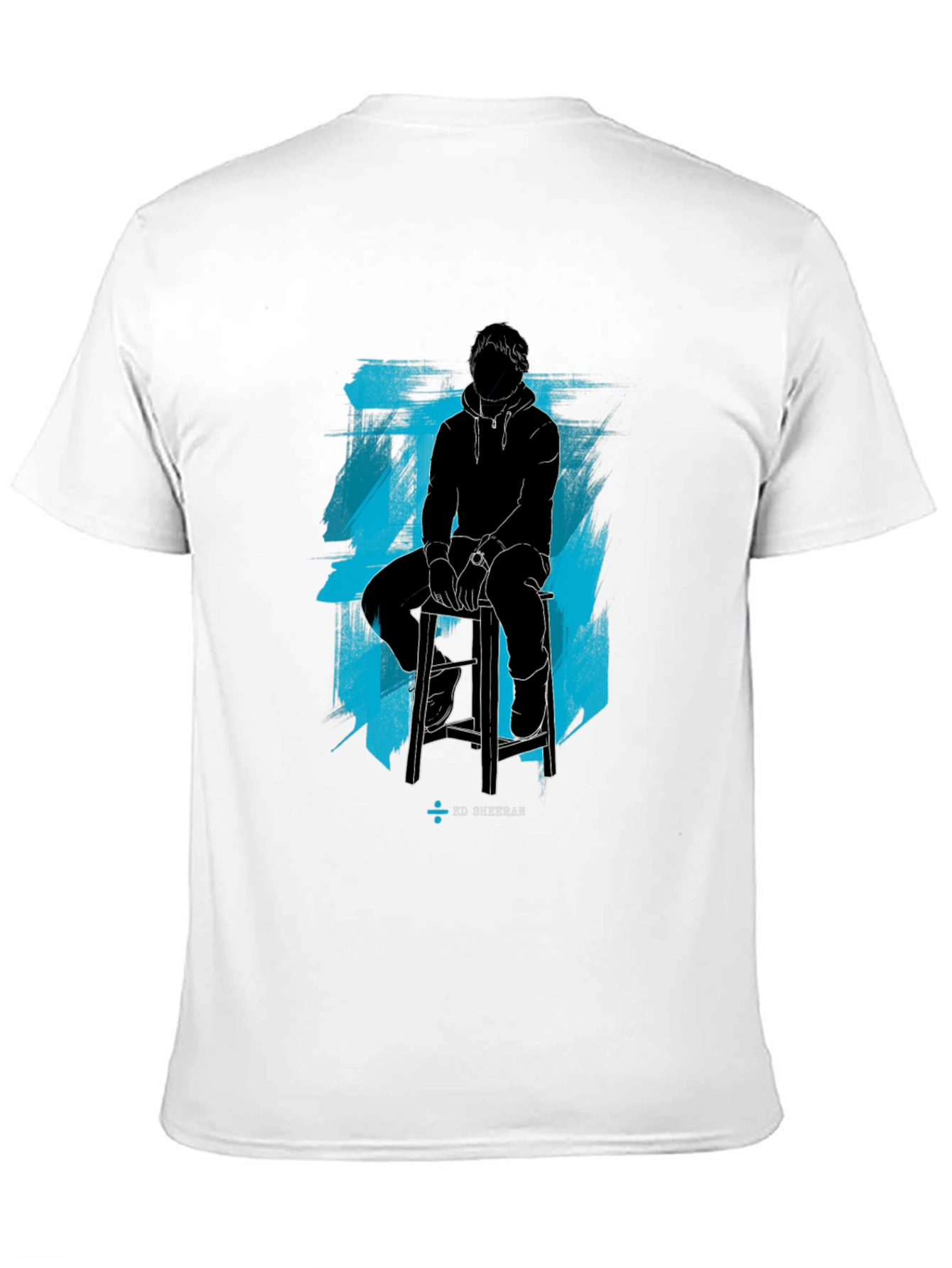 Ed Sheeran Silhouette Graphic Tee - Black