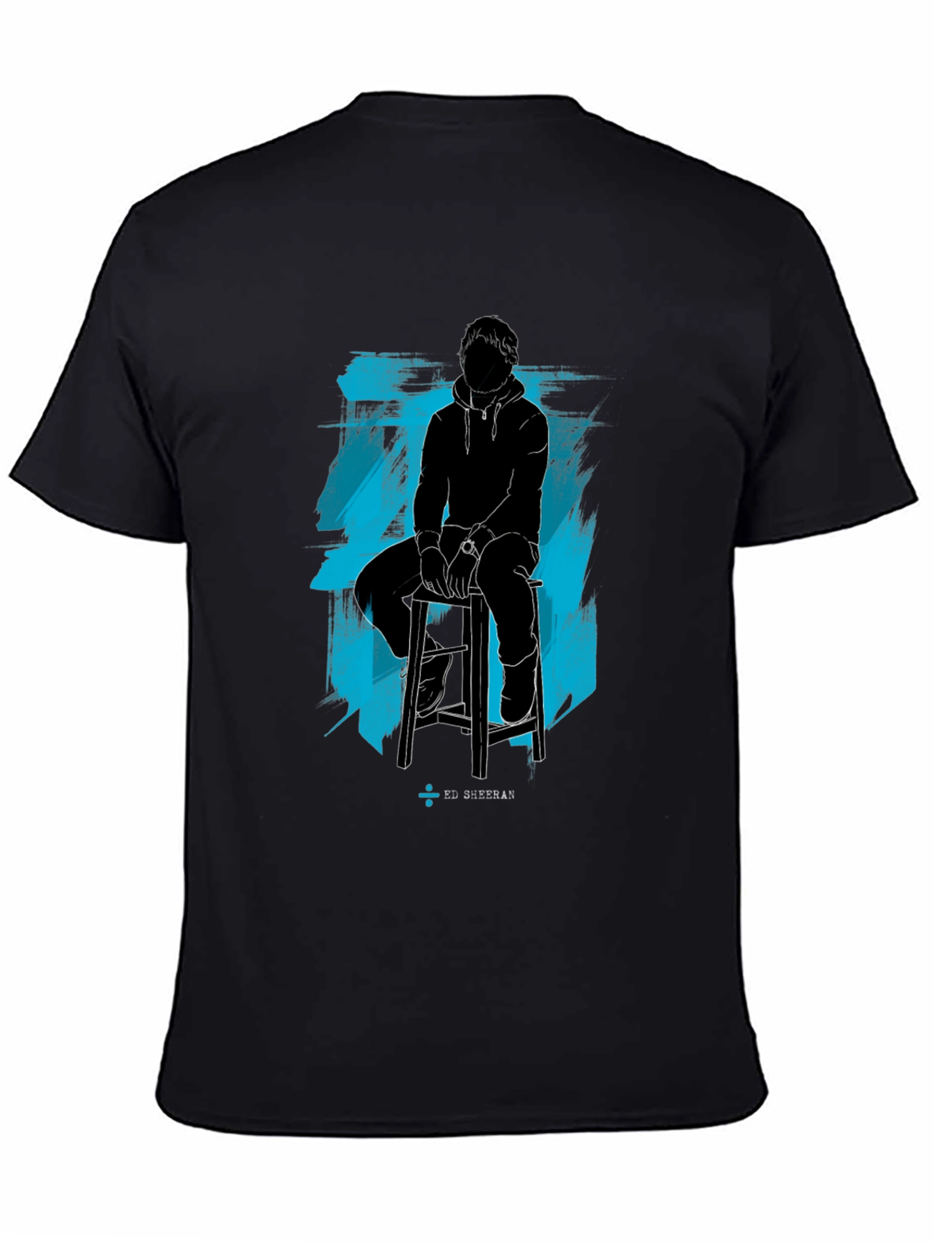 Ed Sheeran Silhouette Graphic Tee - Black