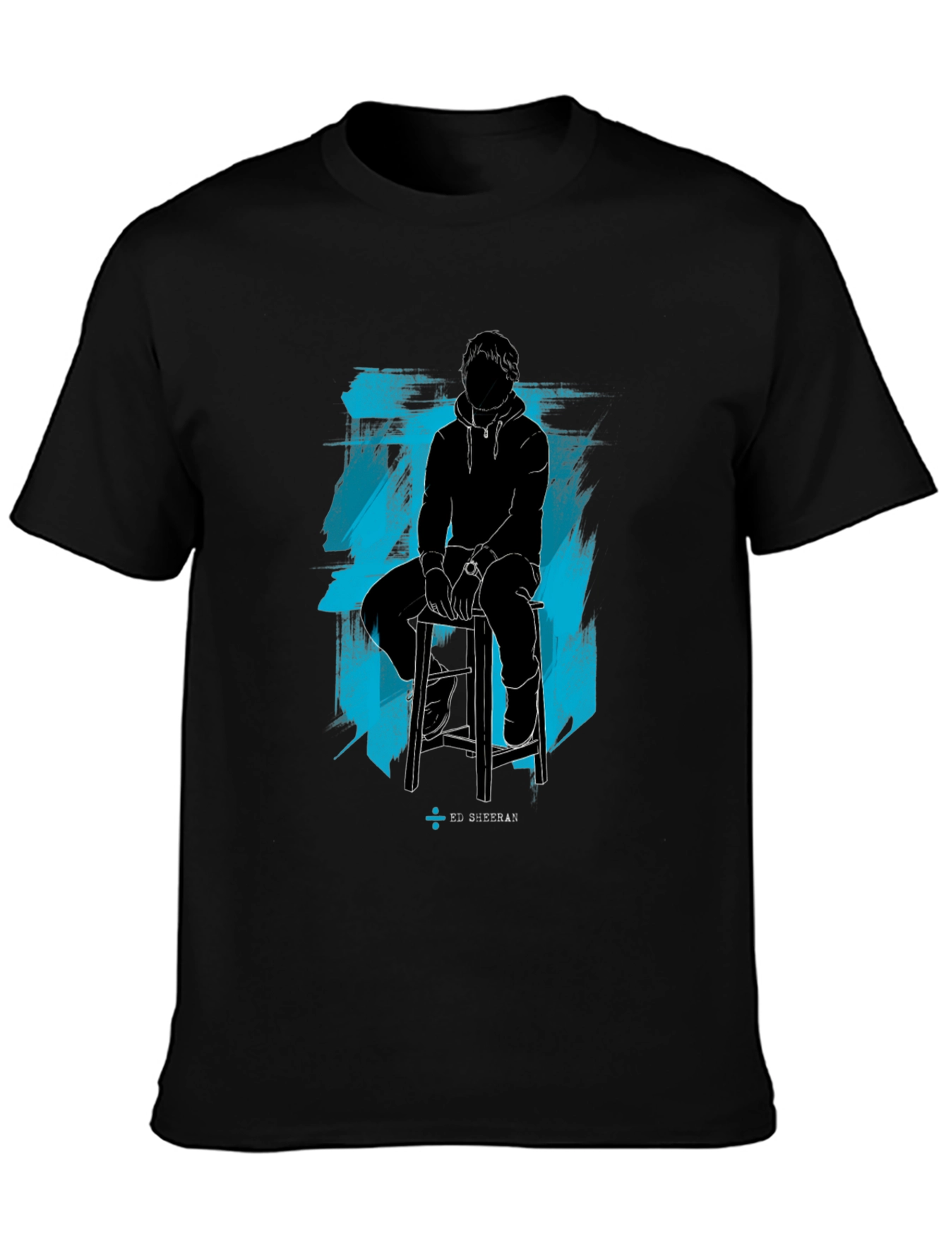 Ed Sheeran Silhouette Graphic Tee - Black