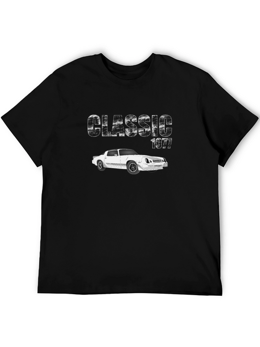 Classic 1977 Car Black T-Shirt
