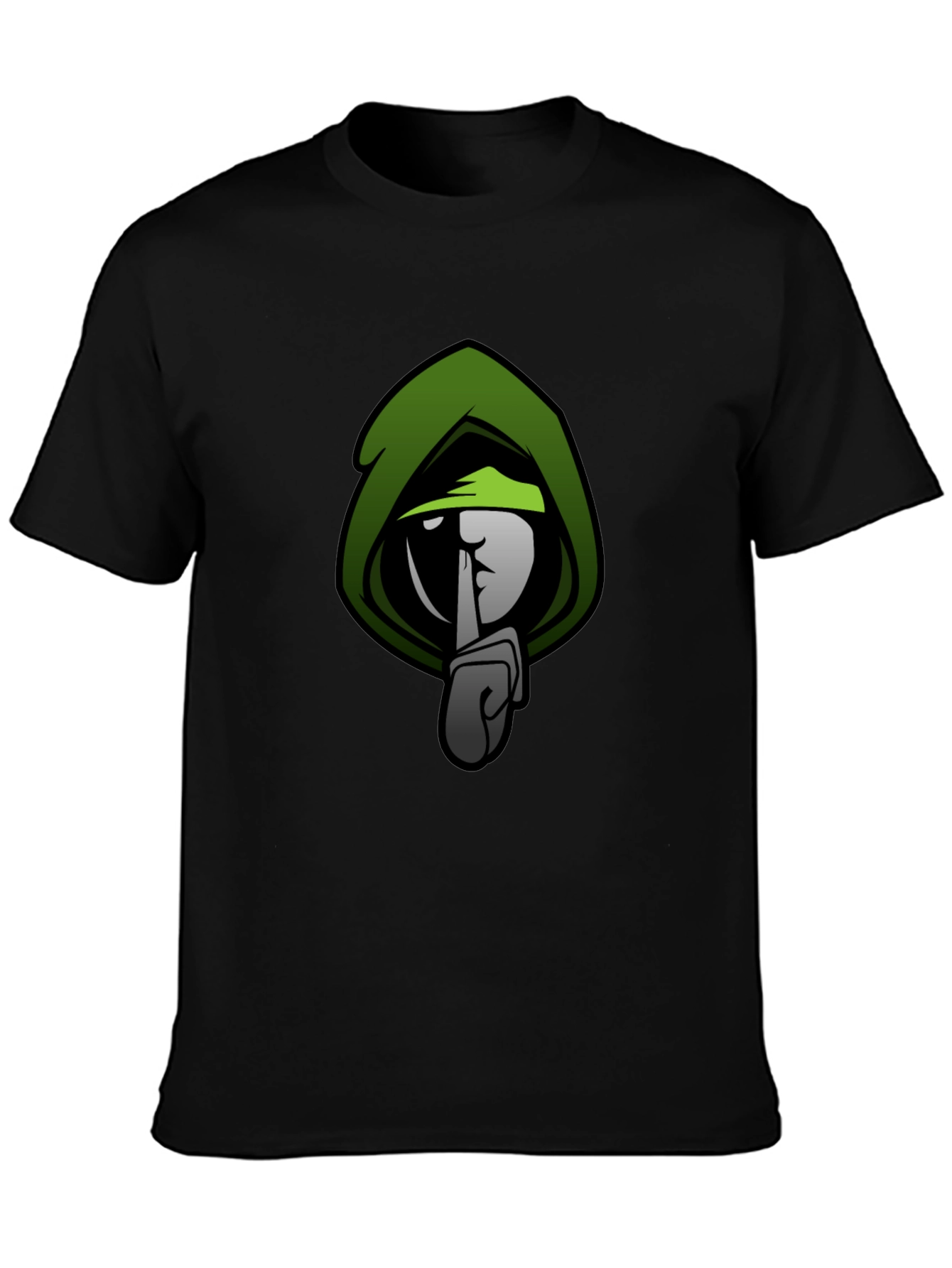 Stealth Mode Graphic T-Shirt - Green & Black