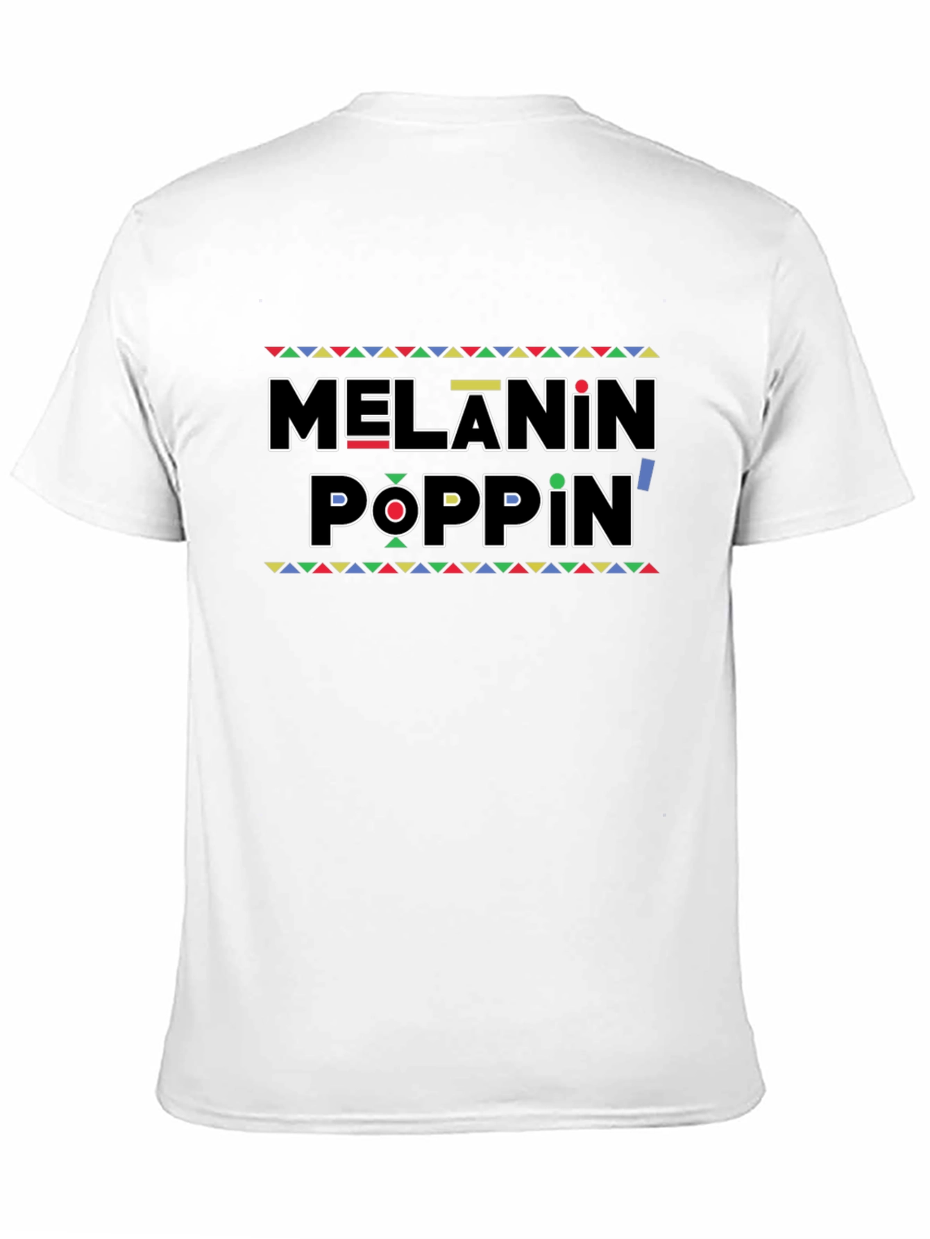 Melanin Poppin Graphic T-Shirt Black