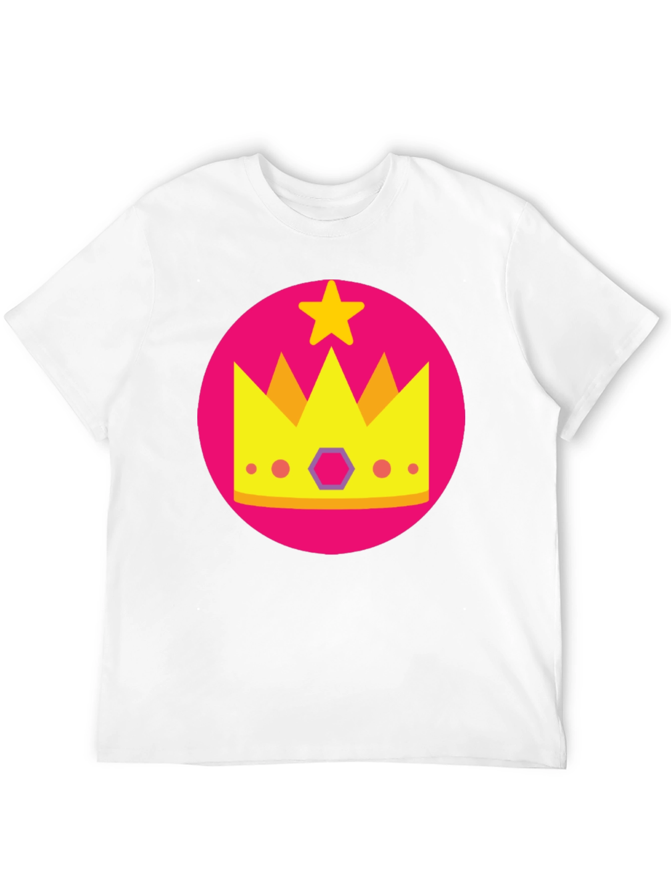 Crown Star Graphic Black T-Shirt
